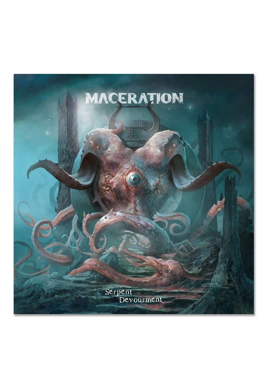 Maceration - Serpent Devourment Ltd. Light Blue - Colored Vinyl Discount Purchase