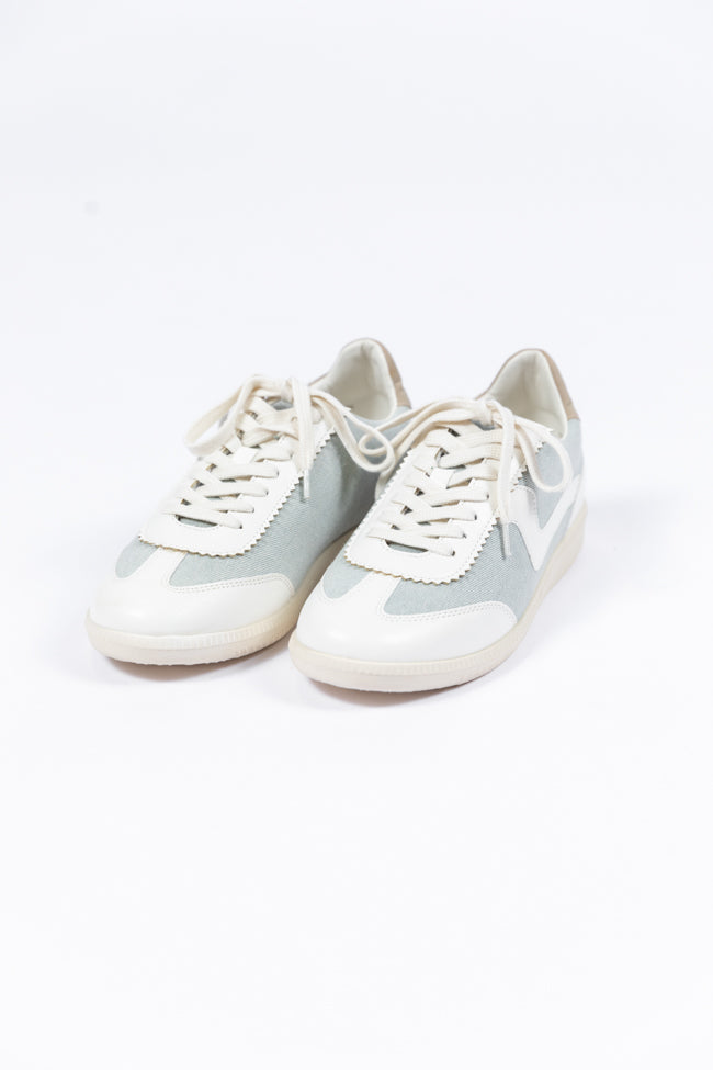 Tiffany Light Blue Denim Swirl Sneaker Excellent Online