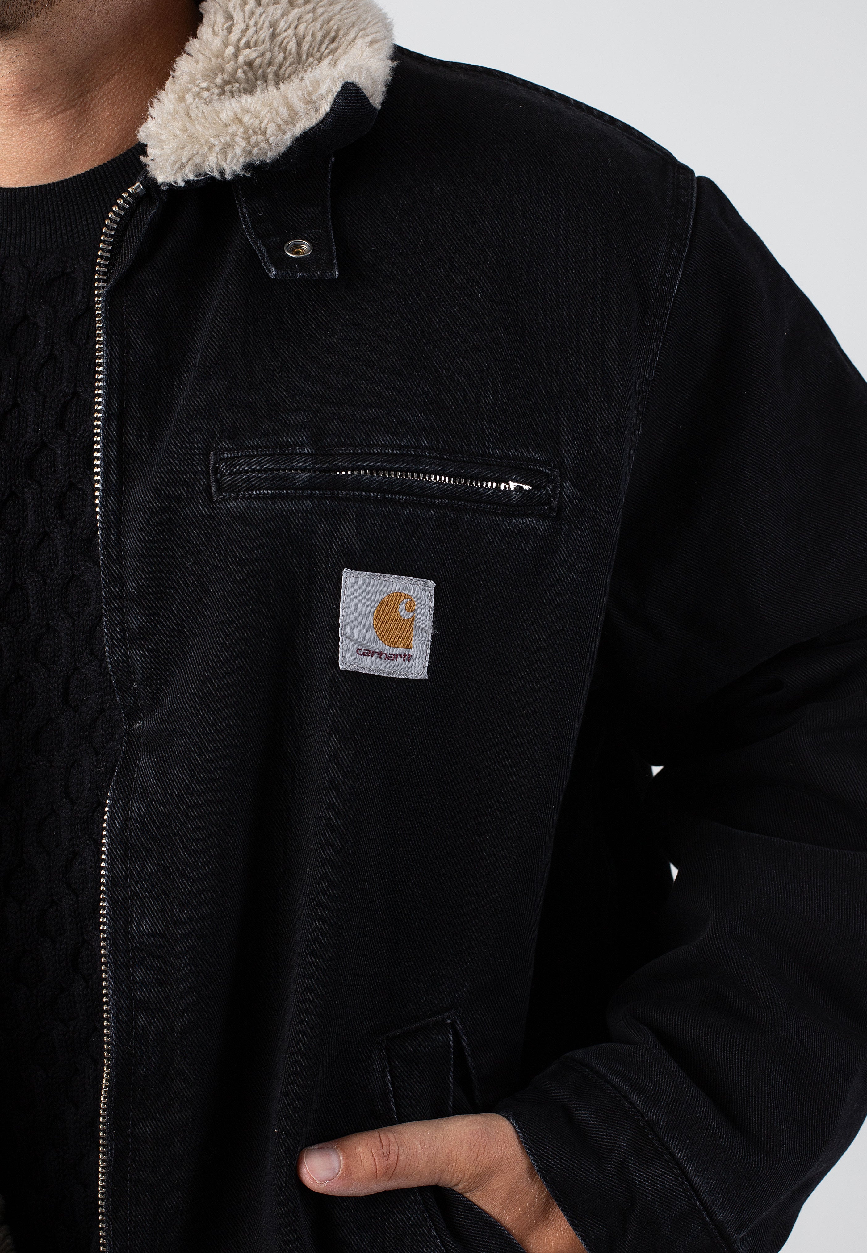 Carhartt WIP - Herald Stone Washed Black/Wall - Jacket Buy Cheap Outlet Locations