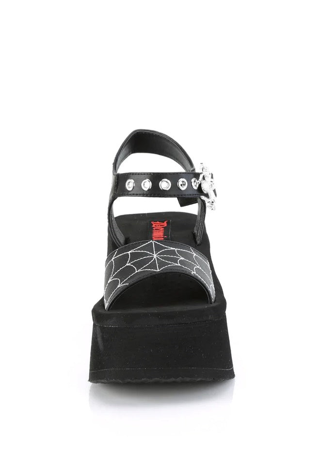 DemoniaCult - Funnel 10 Black - Girl Sandals Fashionable Online