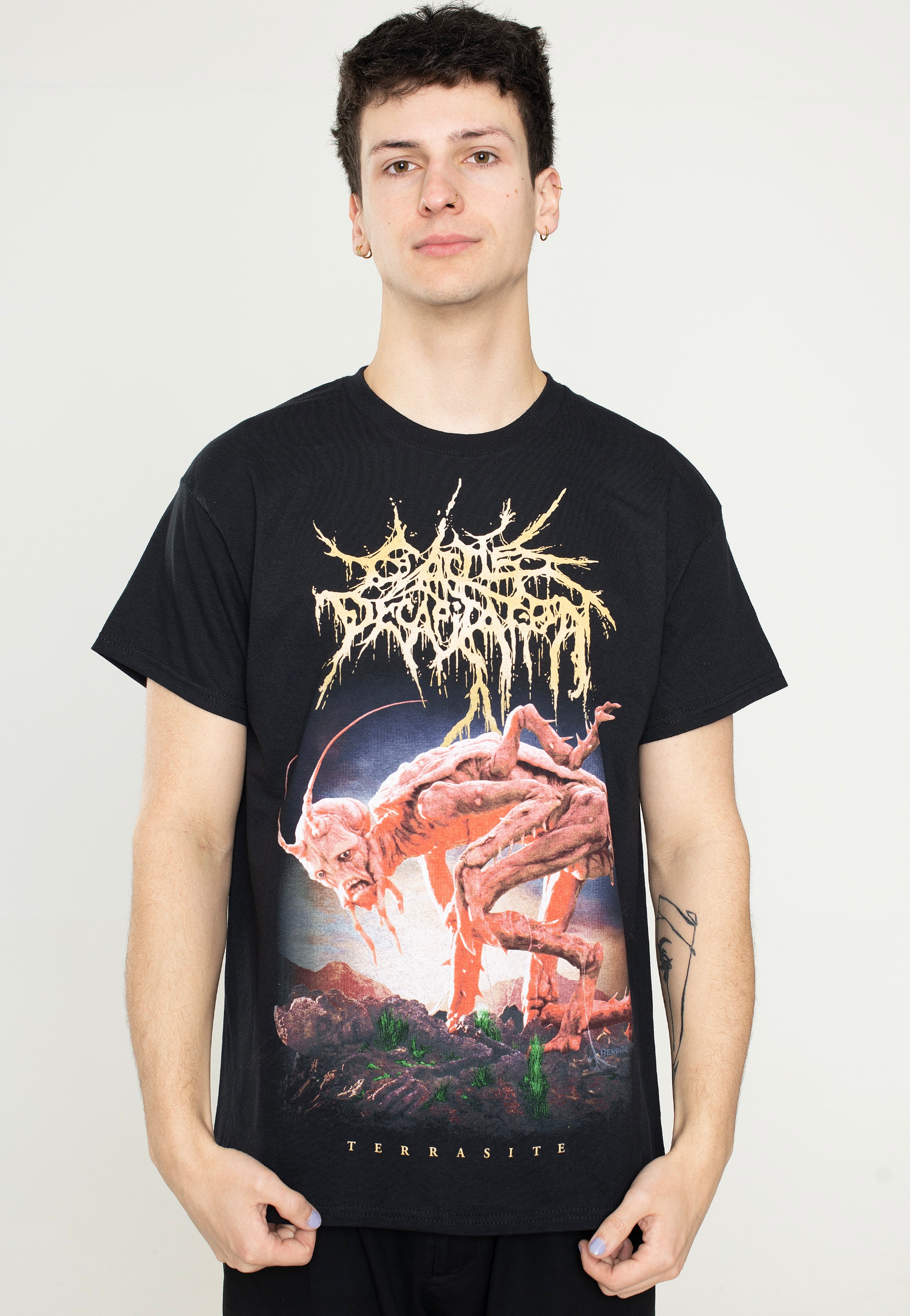 Cattle Decapitation - Terrasite - T-Shirt Free Shipping Eastbay