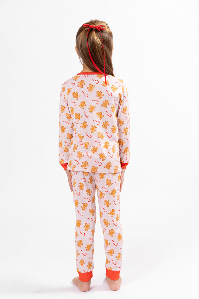 Kid's Under The Stars In Neutral Gingerbread Pajama Set Macy Blackwell X Pink Lily FINAL SALE