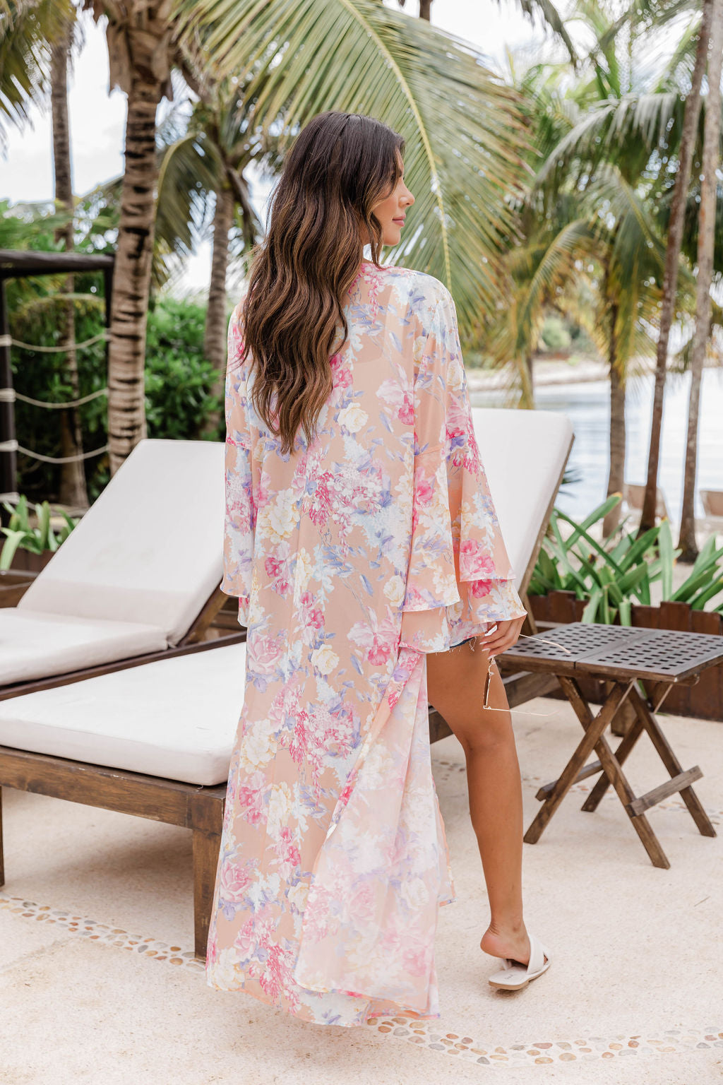 Truth About You Coral Floral Duster Kimono FINAL SALE Buy Cheap Sast