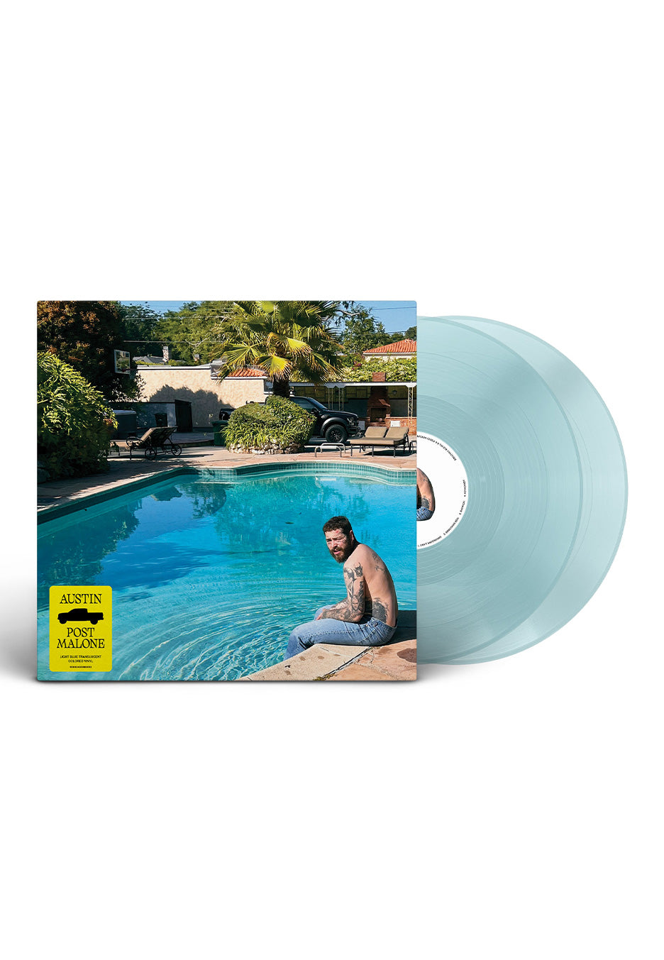 Post Malone - Austin Ltd. Light Blue - Colored 2 Vinyl Buy Cheap Manchester