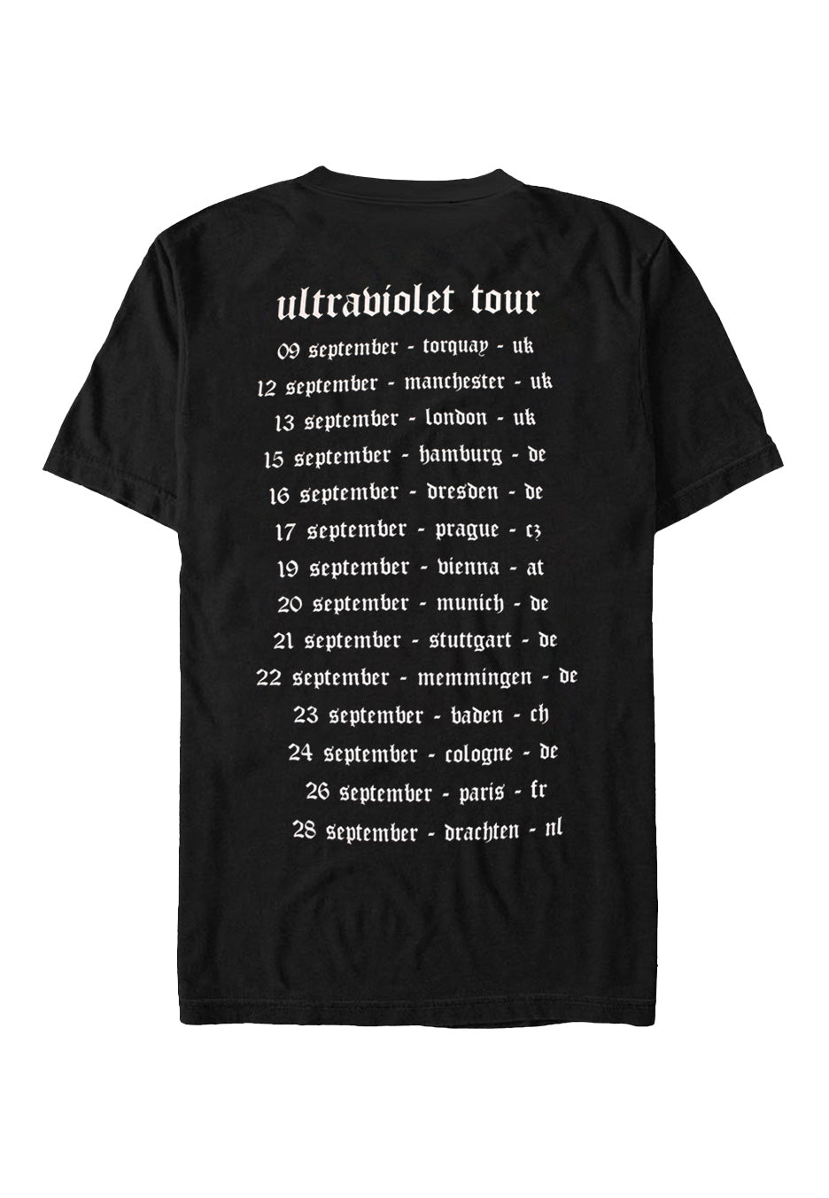 As Everything Unfolds - Ultraviolet Tour - T-Shirt Buy Cheap Get Authentic