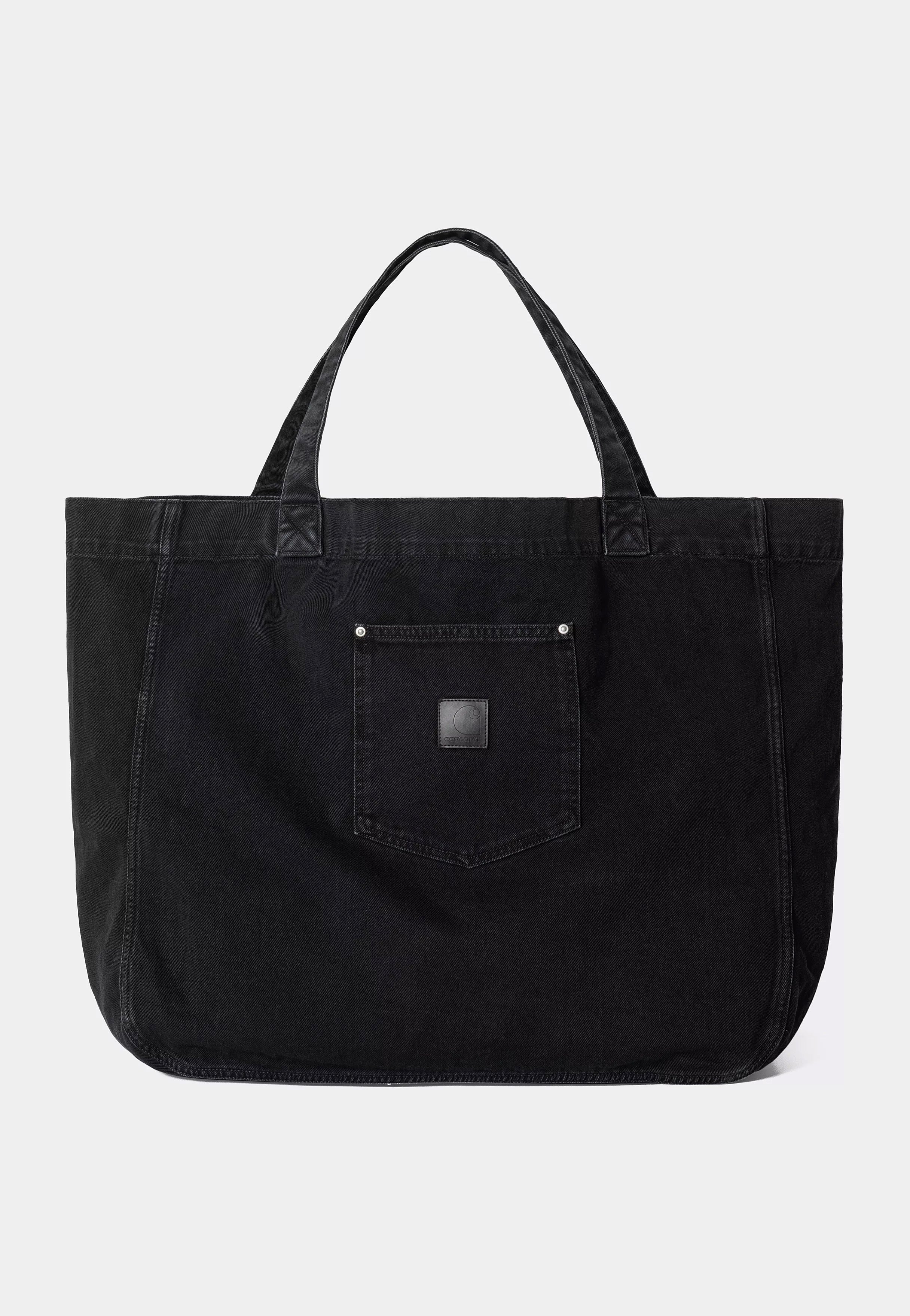 Carhartt WIP - Rivet Stone Washed Black - Tote Bag Online Online For Sale