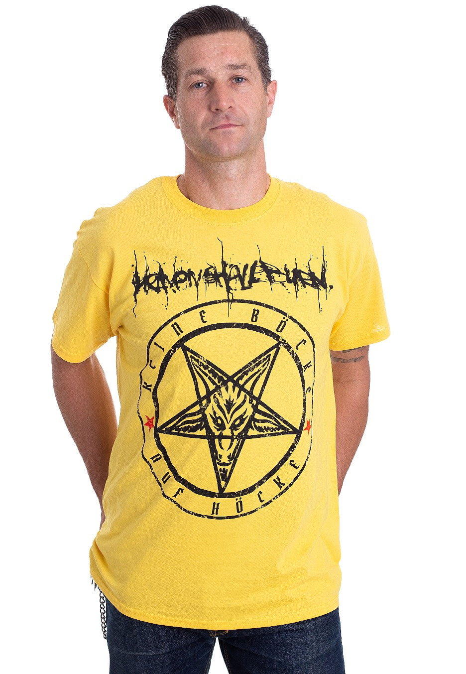 Heaven Shall Burn - Keine Bcke Yellow - T-Shirt Outlet Extremely