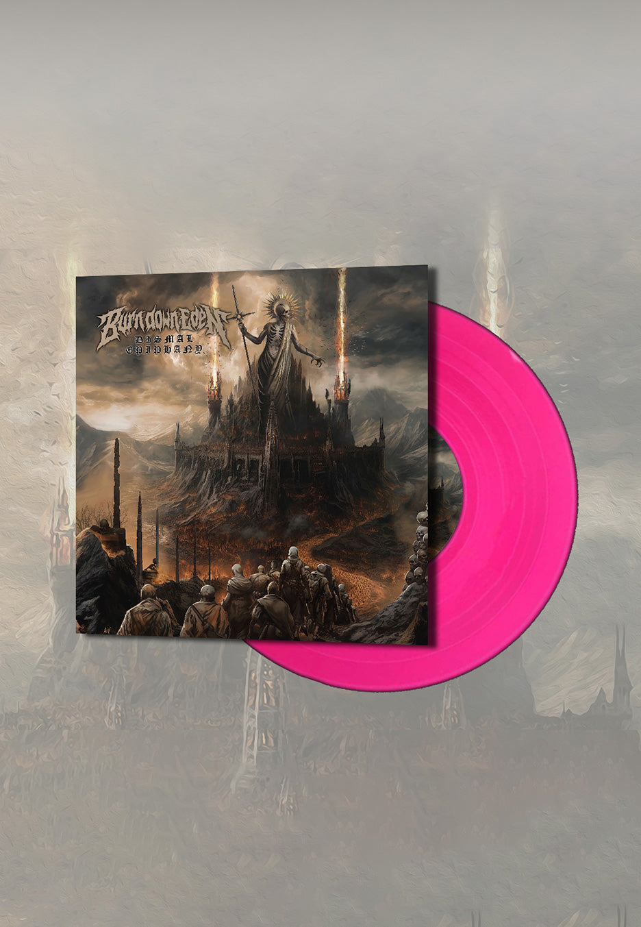 Burn Down Eden - Dismal Epiphany Ltd. Pink Transparent - Colored Vinyl Good Selling Sale Online