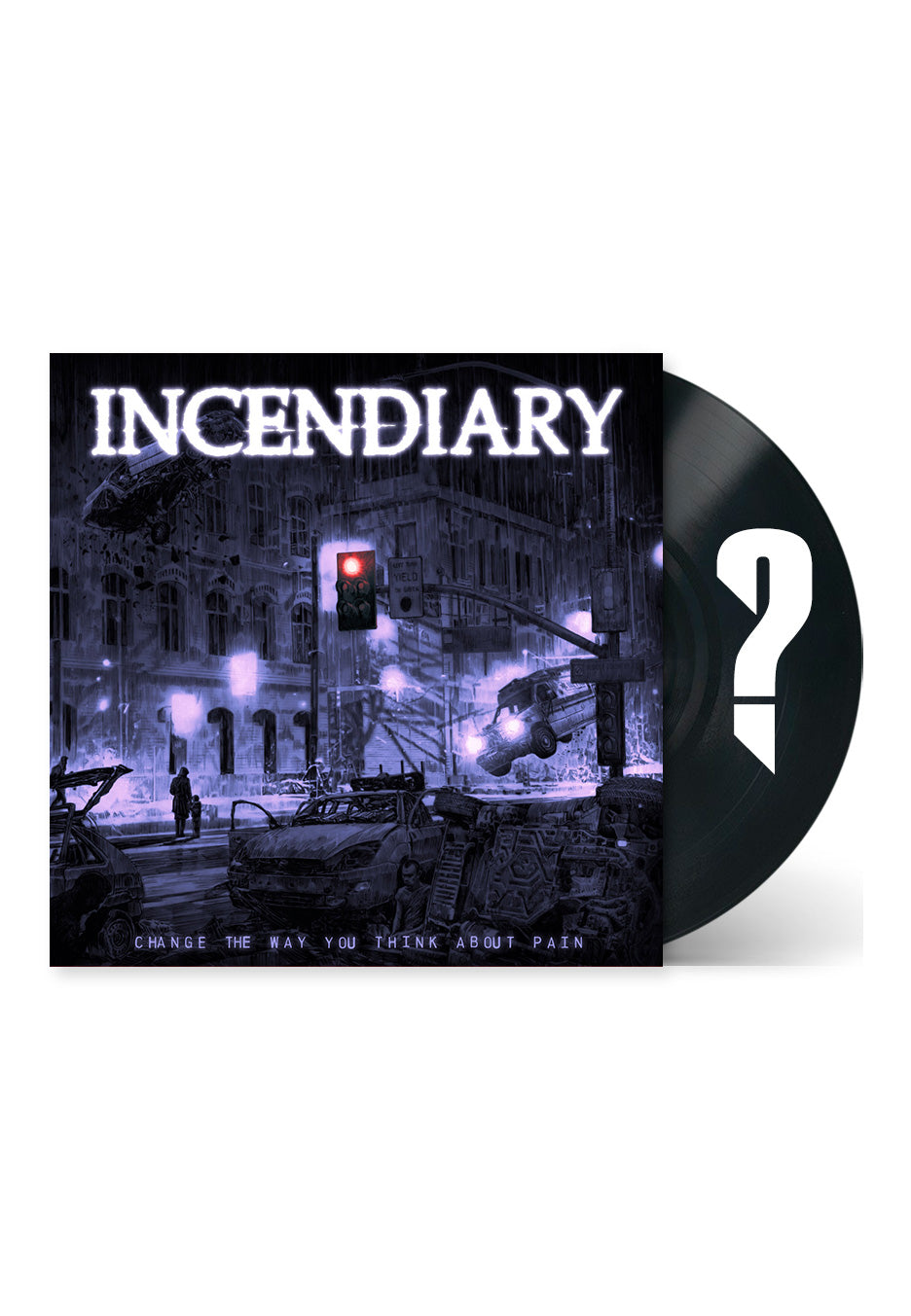 Incendiary - Change The Way You Think About Pain Violet/Blue/Pink Mix w/White Splatter - Colored Vinyl From China Free Shipping Low Pice