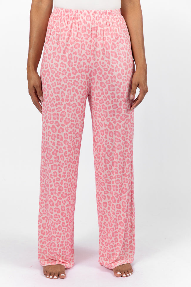 Sweet Dreams Pink Leopard Pajama Pants FINAL SALE Buy Cheap Cheapest Pice