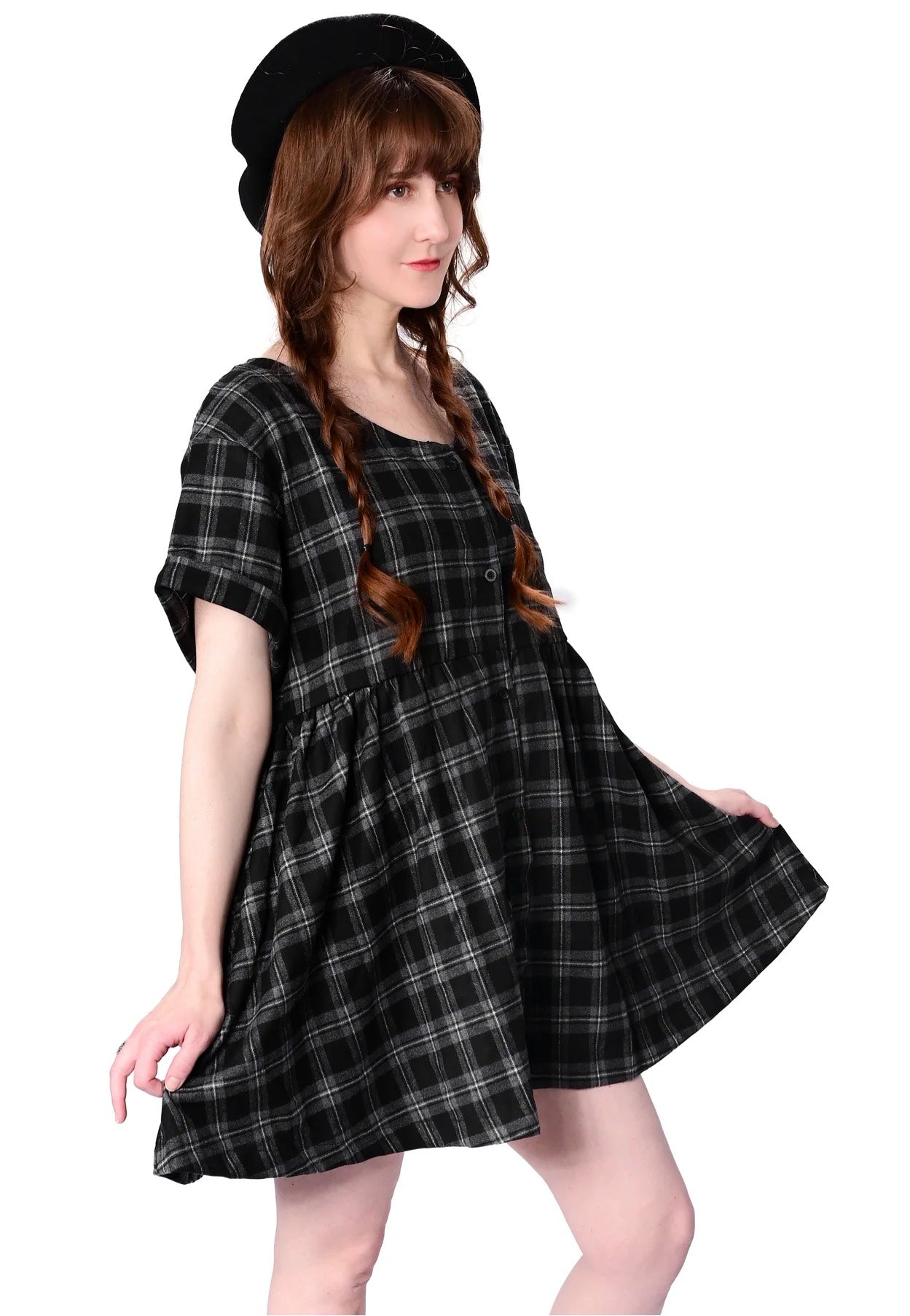 Foxblood - Plaid Black - Dress Buy Cheap Looking For