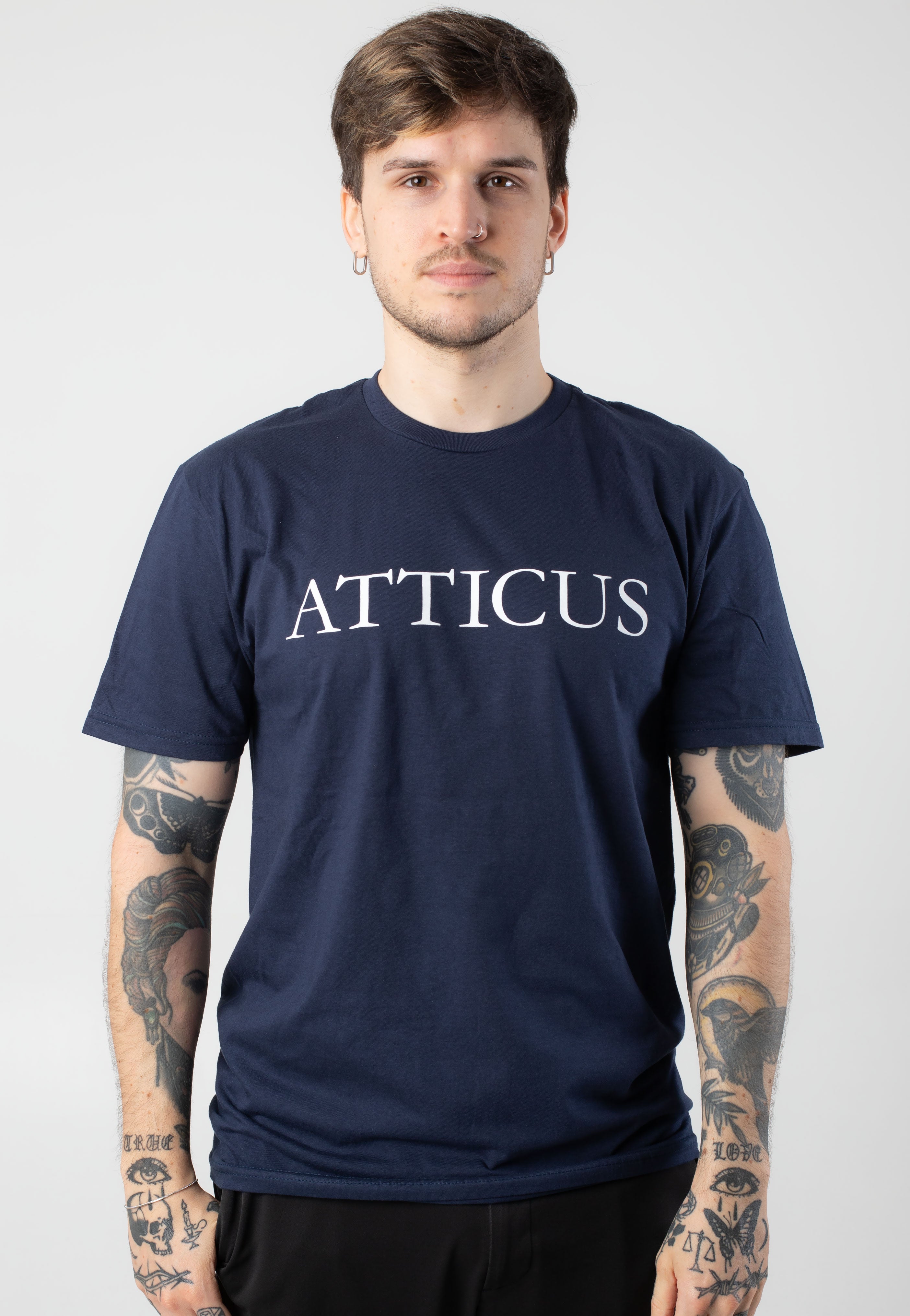 Atticus - Logo Navy - T-Shirt Clearance Pick A Best