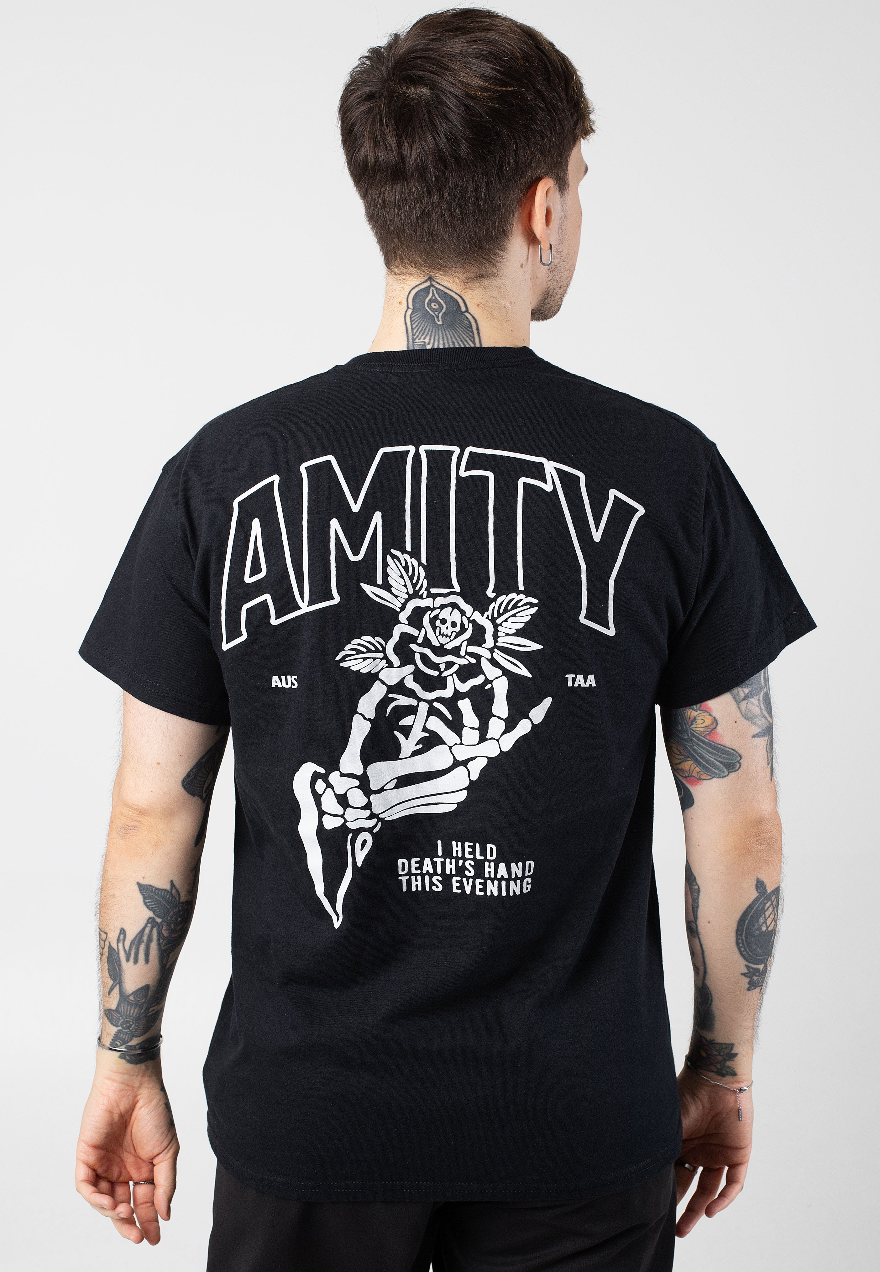 The Amity Affliction - Death Hands - T-Shirt Visit New For Sale