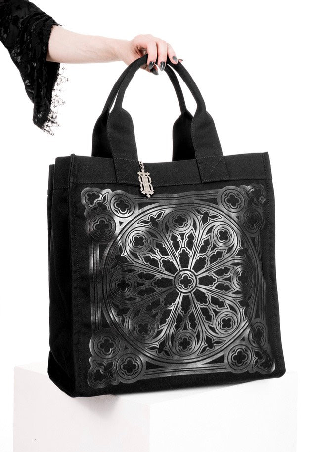 Restyle - Rosarium Tote Black - Bag Shop For Cheap Online