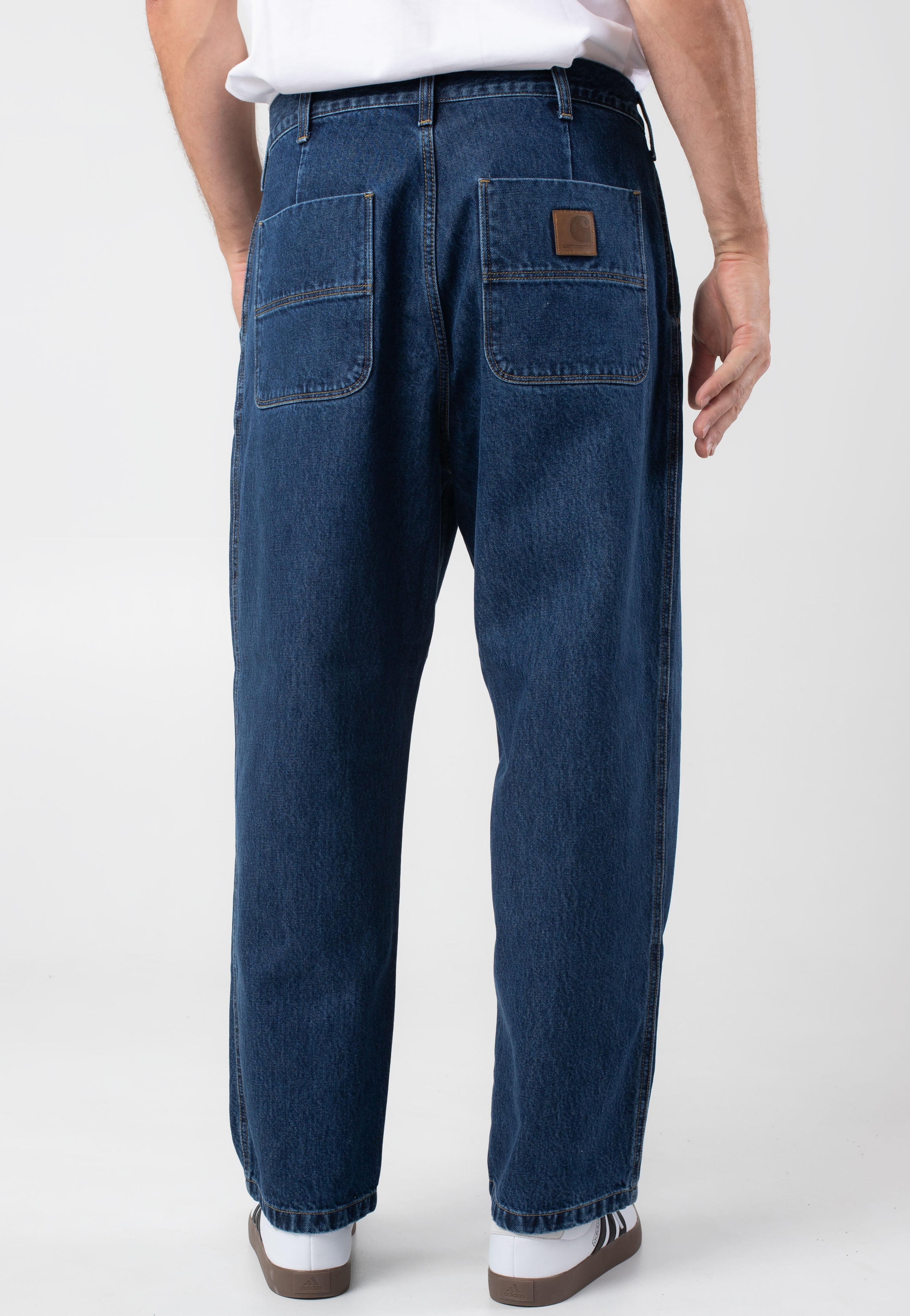 Carhartt WIP - Jace Stone Washed Blue - Pants Footlocker Pictures