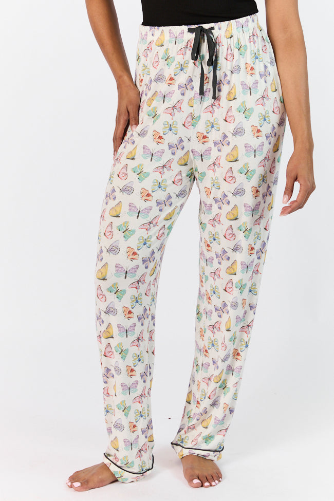 Good To Get Away Butterfly Pajama Pants Buy Cheap Cost