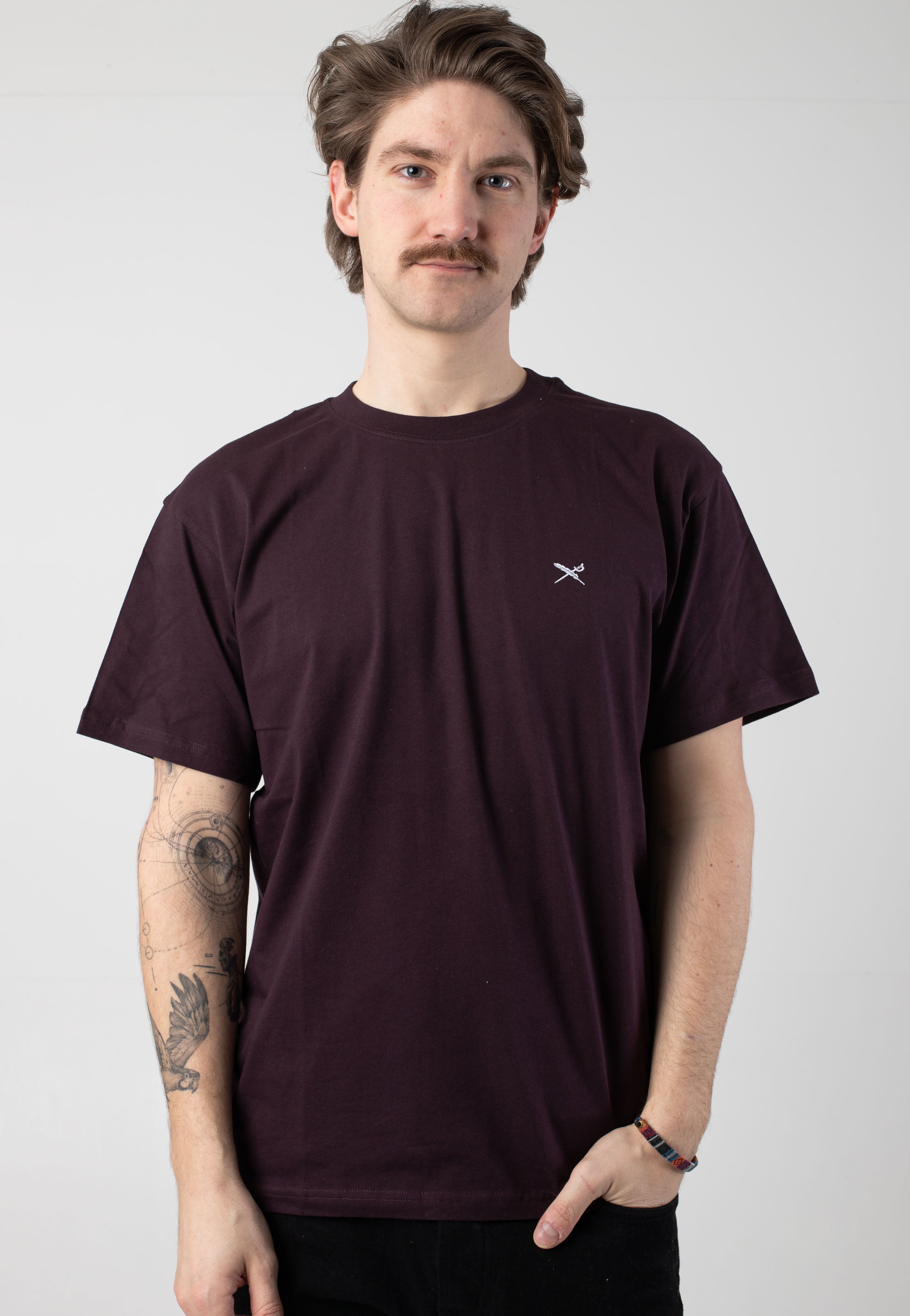 Iriedaily - Mini Flag Relaxed Aubergine - T-Shirt Clearance Largest Supplier