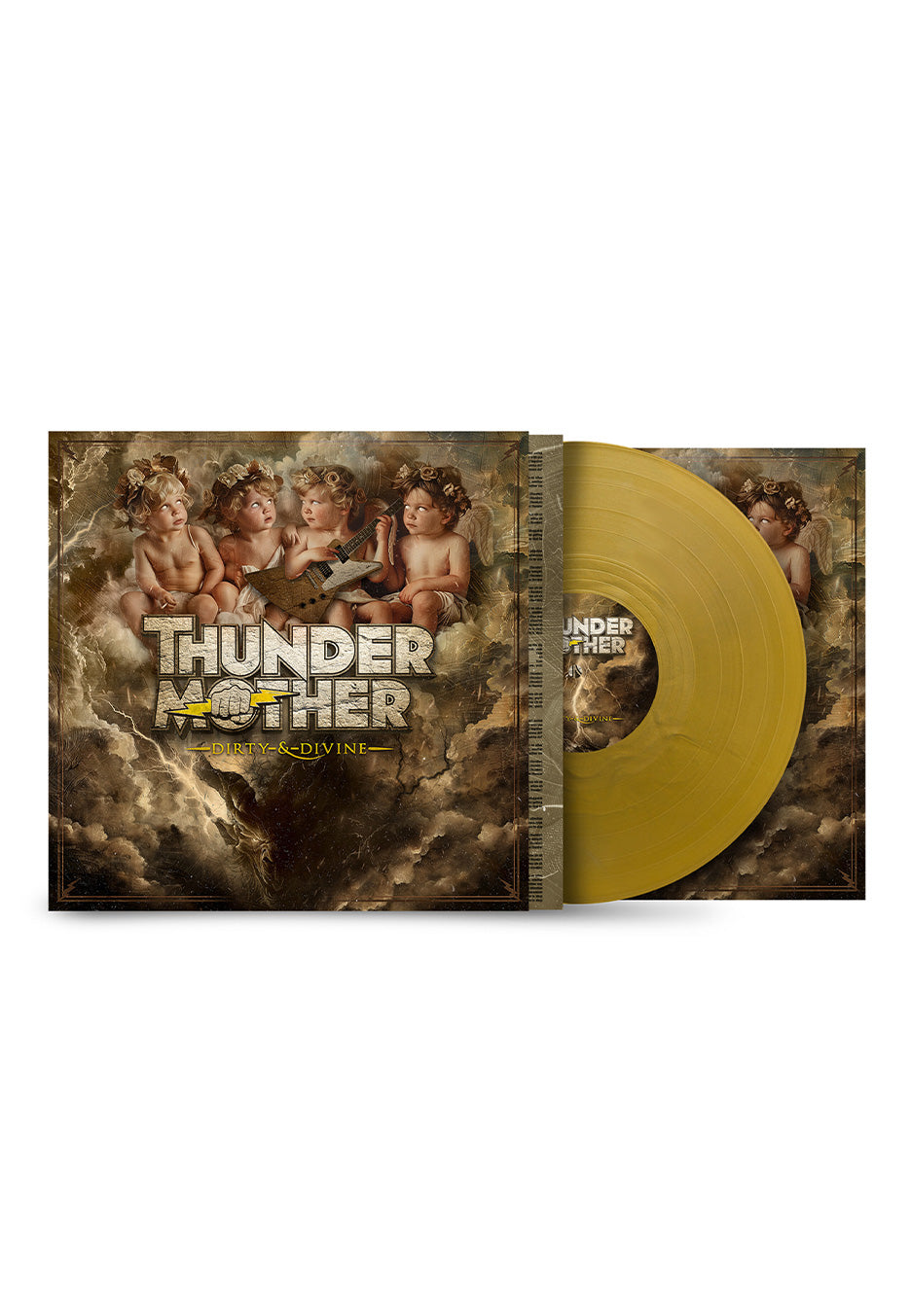 Thundermother - Dirty & Divine Ltd. Gold - Colored Vinyl + Artprint Sale Shop Offer