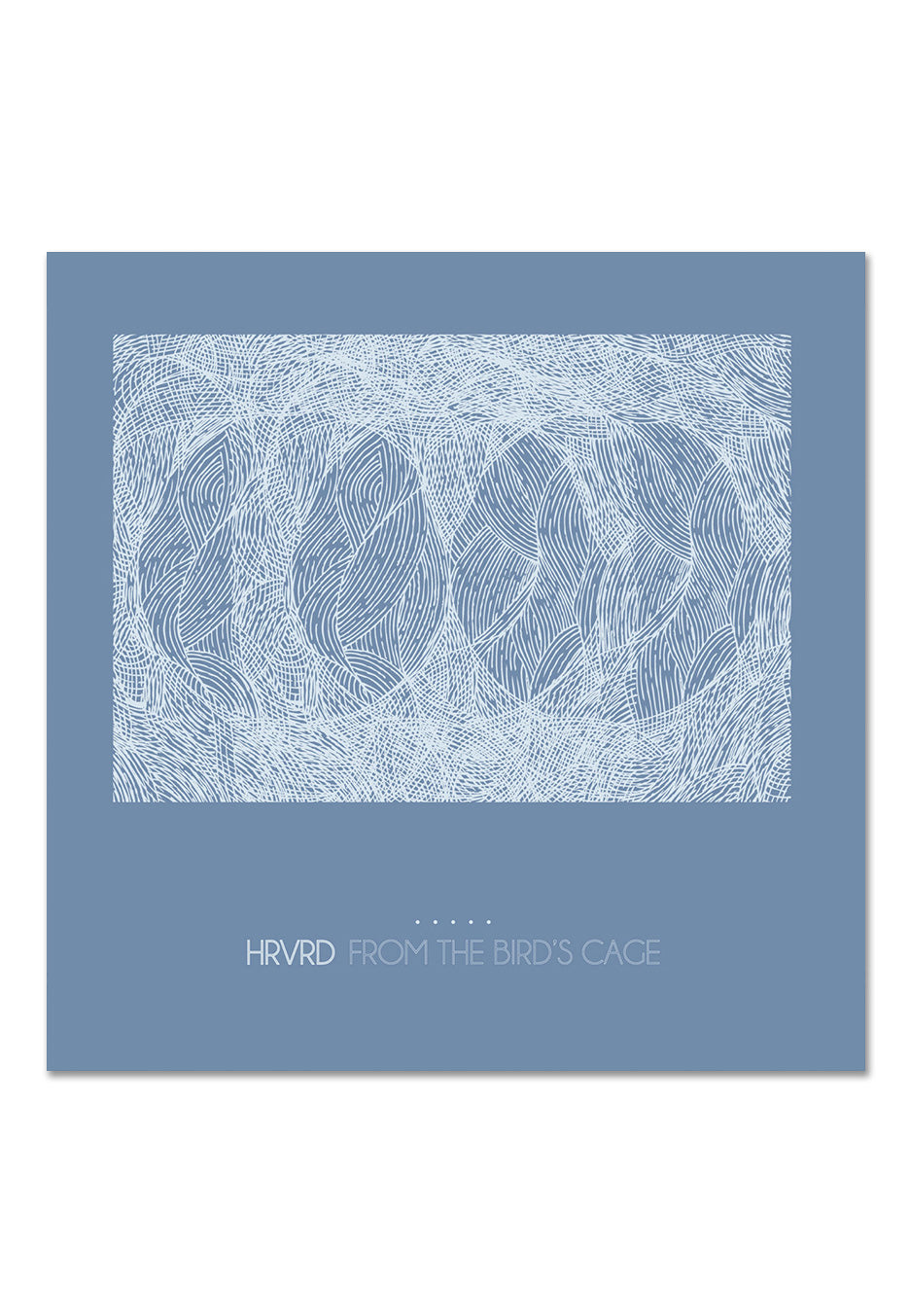 HRVRD - From The Bird's Cage Ltd. Frosted Clear & Baby Blue Moon Phase w/ White - Splattered 2 Vinyl