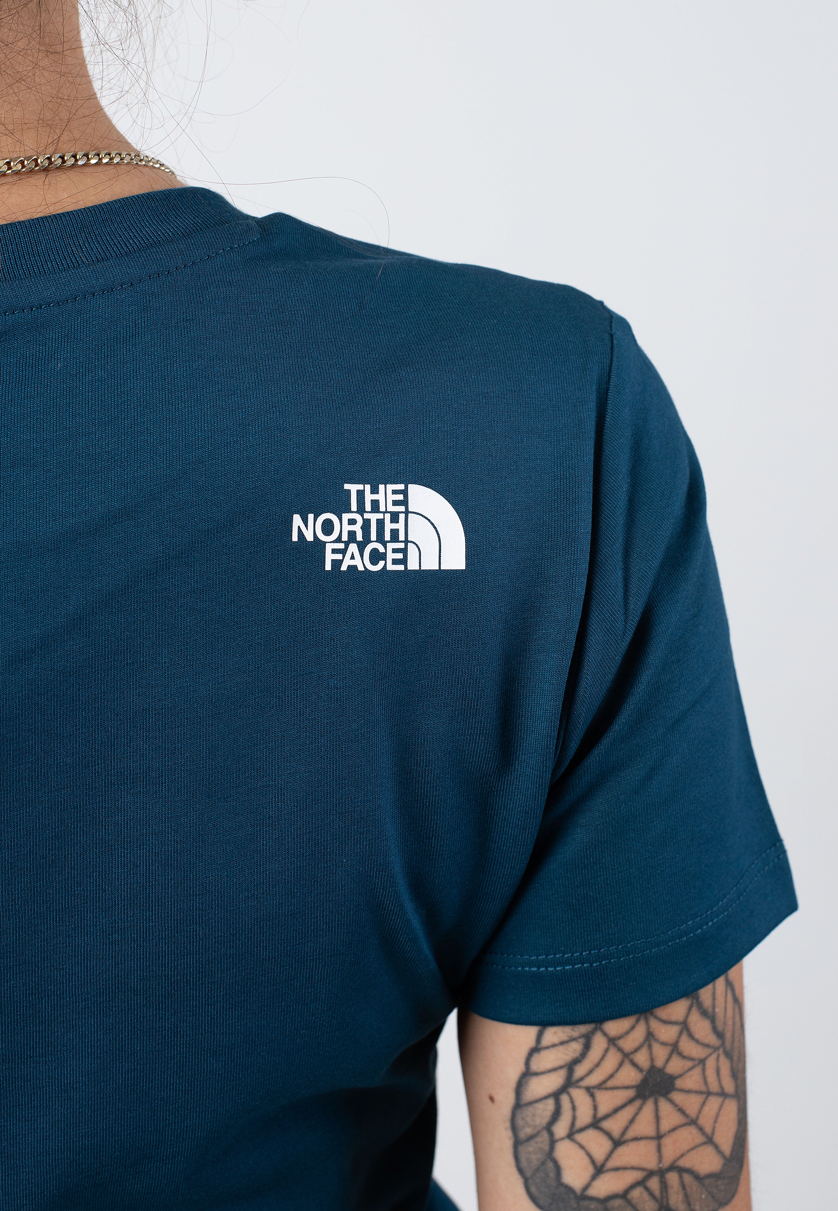 The North Face - Simple Dome Slitee Midnight Petrol - T-Shirt Free Shipping Huge Surprise