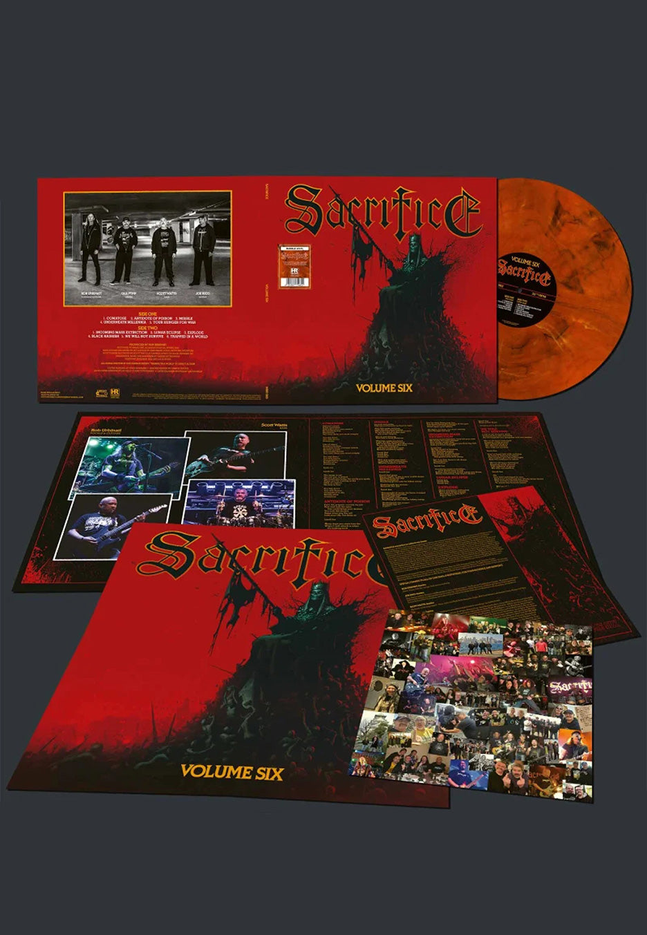 Sacrifice - Volume Six Ltd. Red/Black - Marbled Vinyl Online Online Cheap Online