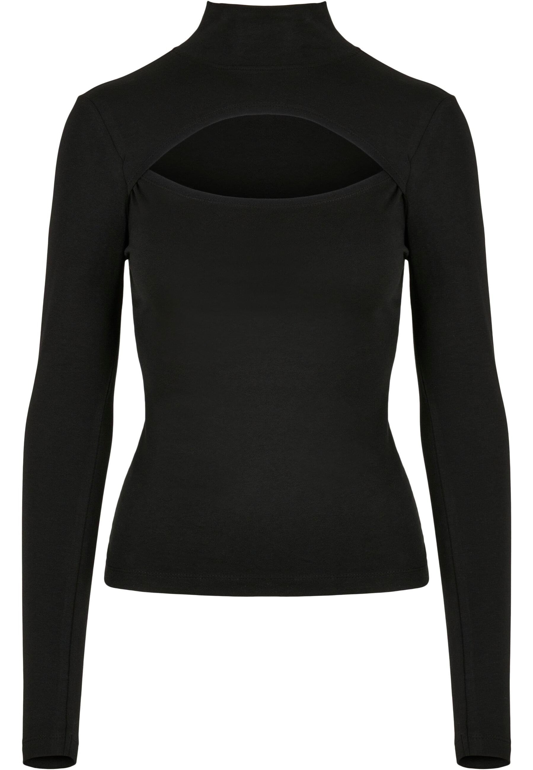 Urban Classics - Ladies Cut-Out Turtleneck Black - Longsleeve Perfect Cheap Online