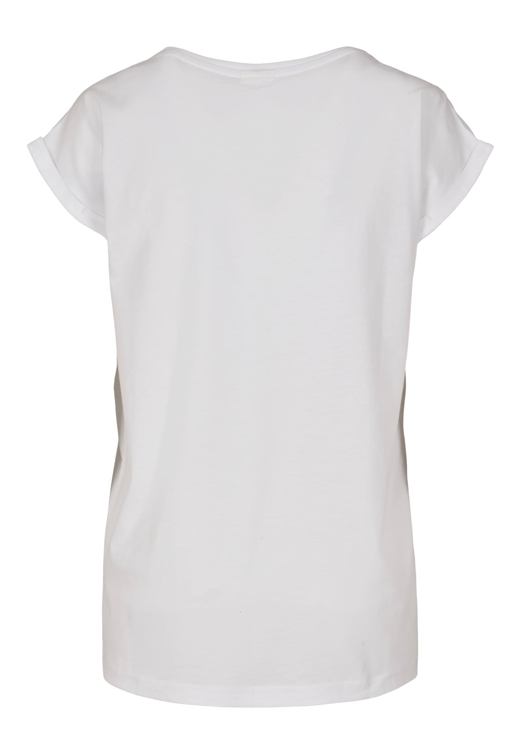 Urban Classics - Ladies Organic Extended Shoulder White - T-Shirt Outlet Wiki