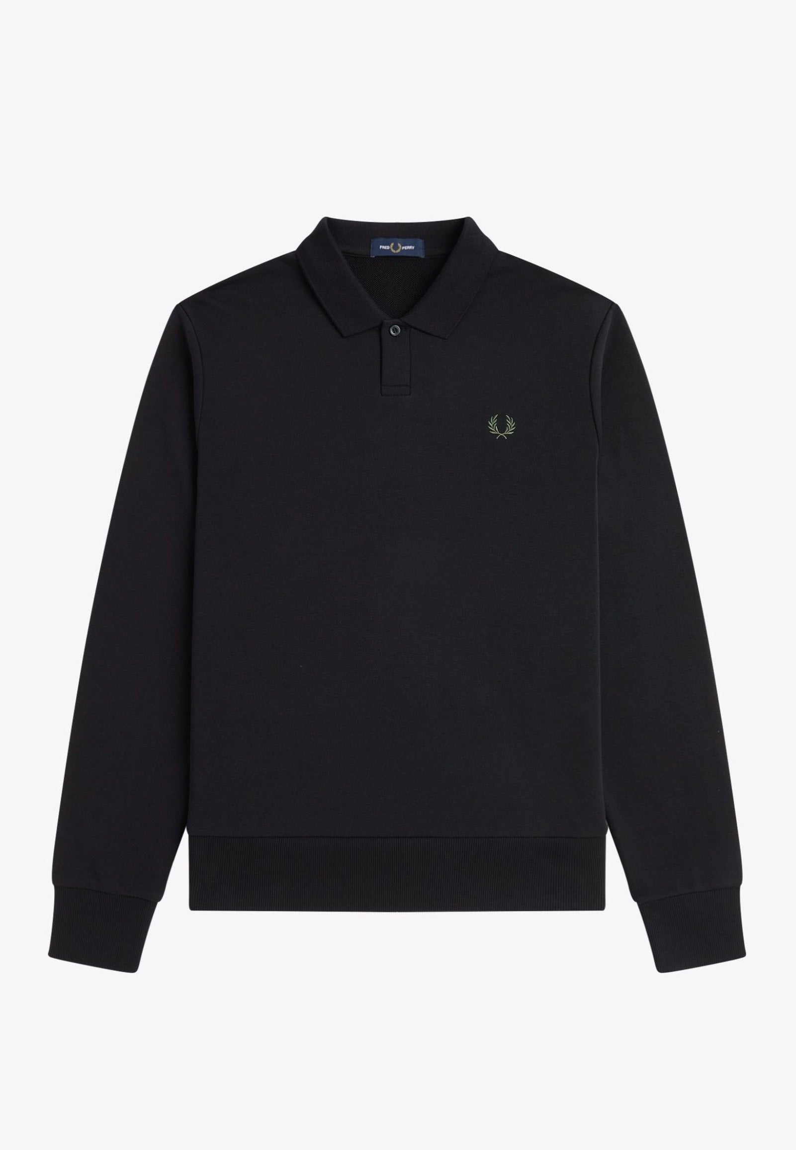 Fred Perry - Collared Black - Sweater Newest Cheap Online