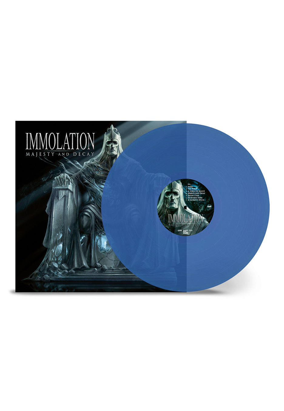 Immolation - Majesty And Decay Ltd. Transparent Blue - Colored Vinyl Cheap Genuine