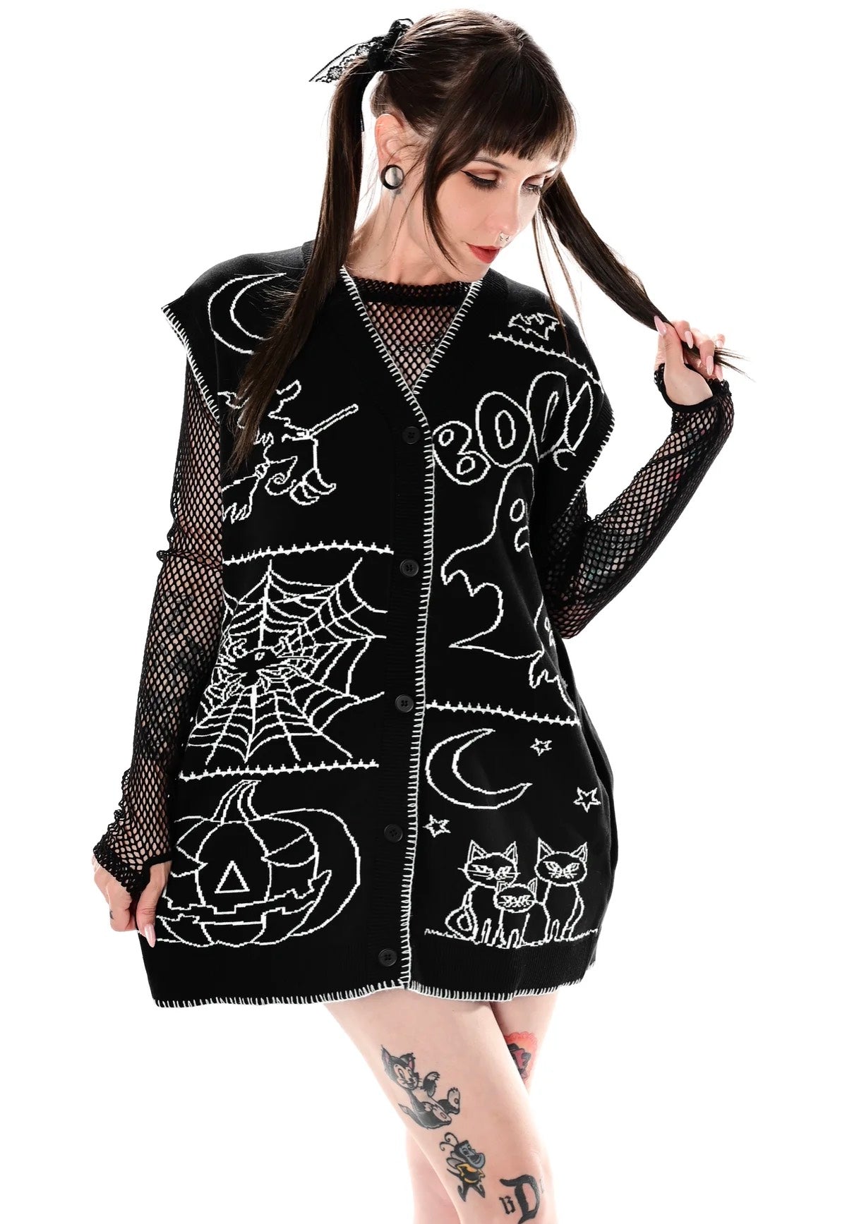 Foxblood - Halloween Night Patchwork Black - Vest Outlet Top Quality