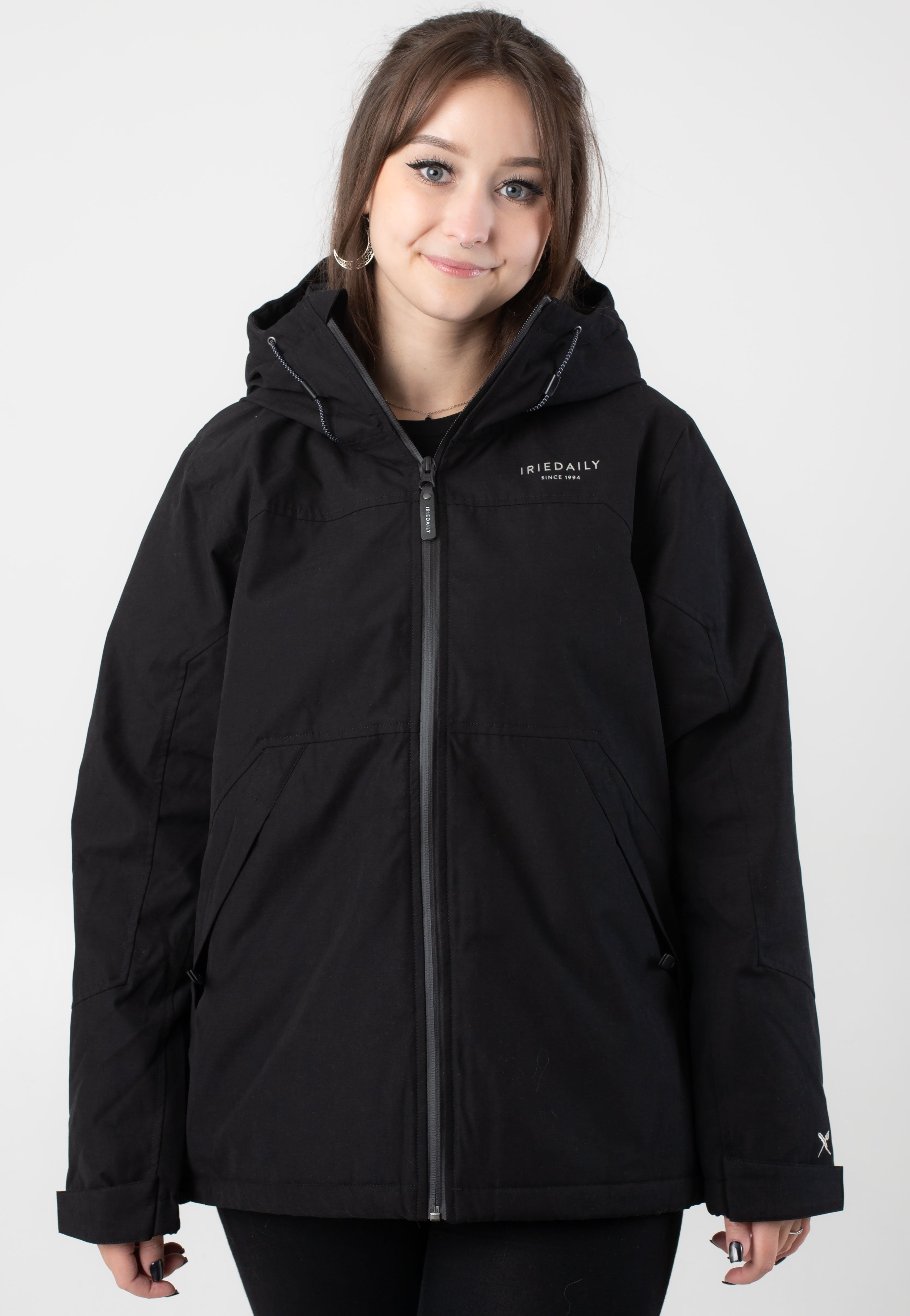 Iriedaily - Kat Hooded Black - Jacket Looking For Sale Online