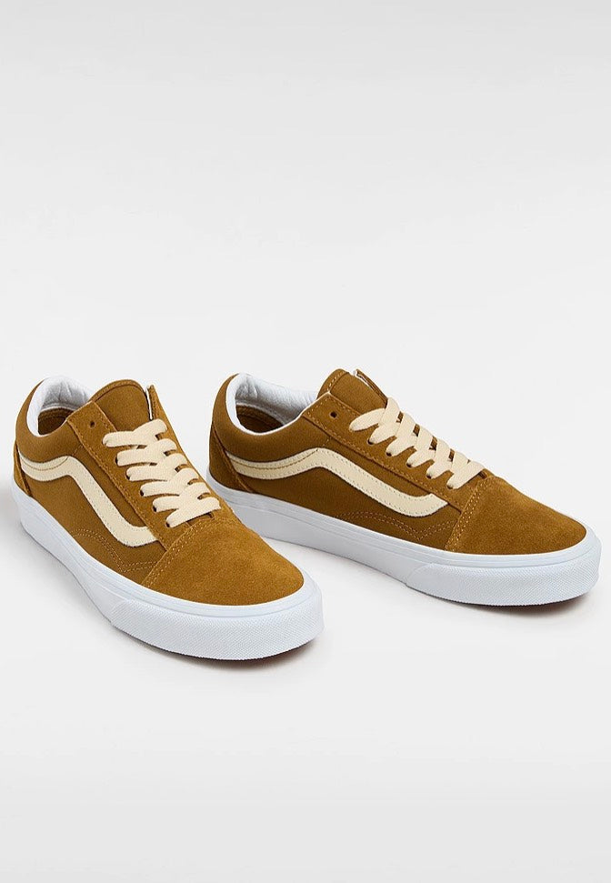 Vans - Old Skool Suede Brown - Girl Shoes Sale New