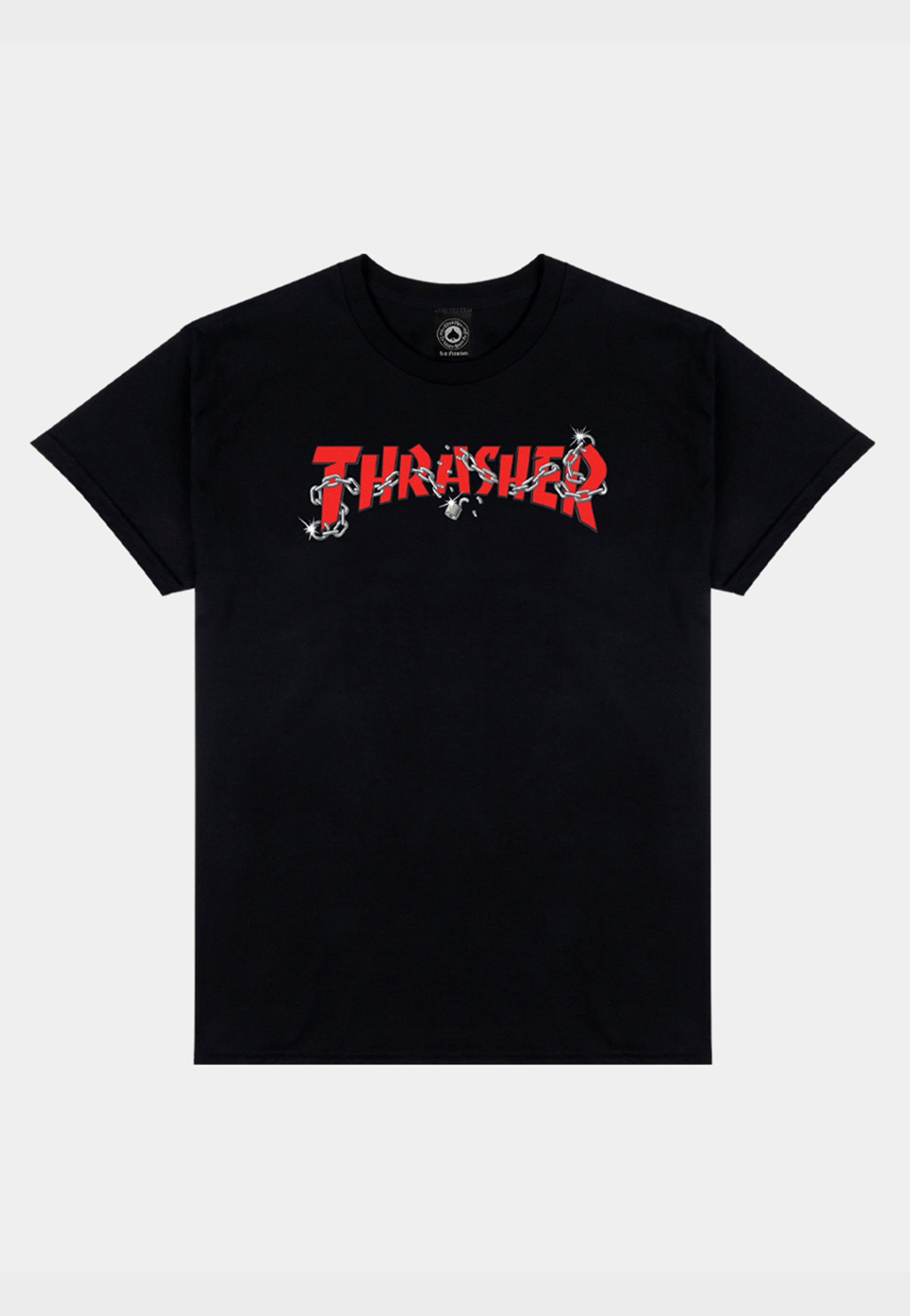 Thrasher - Chains By Daniel Shepard Black - T-Shirt Buy Cheap Shop