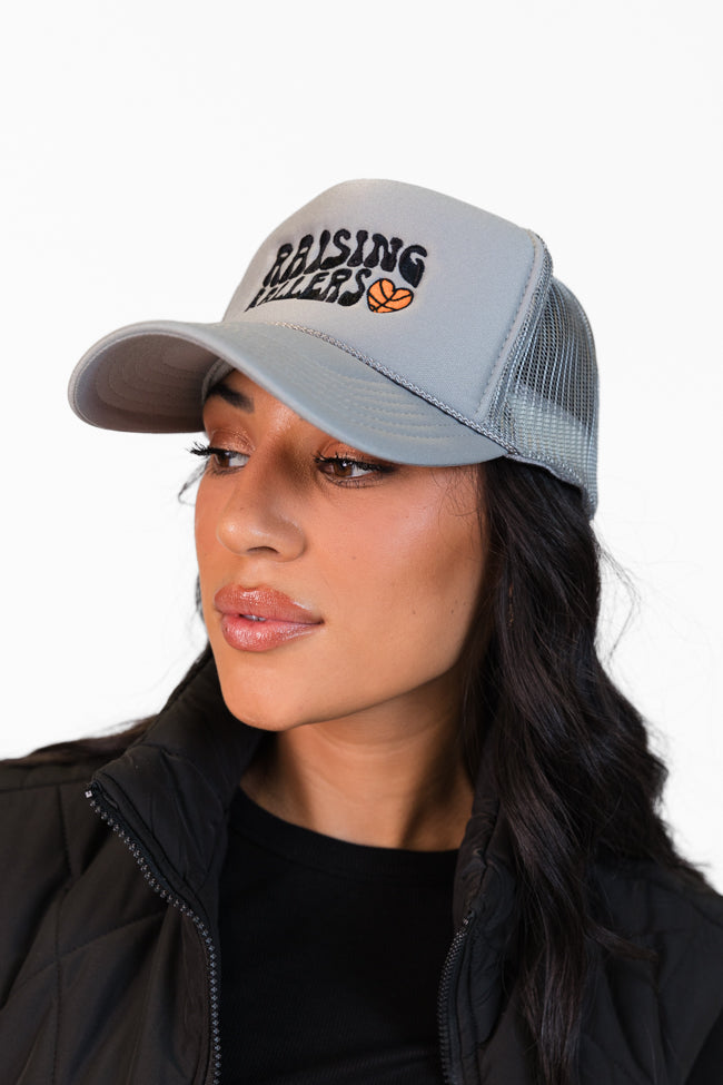 Raising Ballers Light Grey Trucker Hat Buy Cheap Low Cost