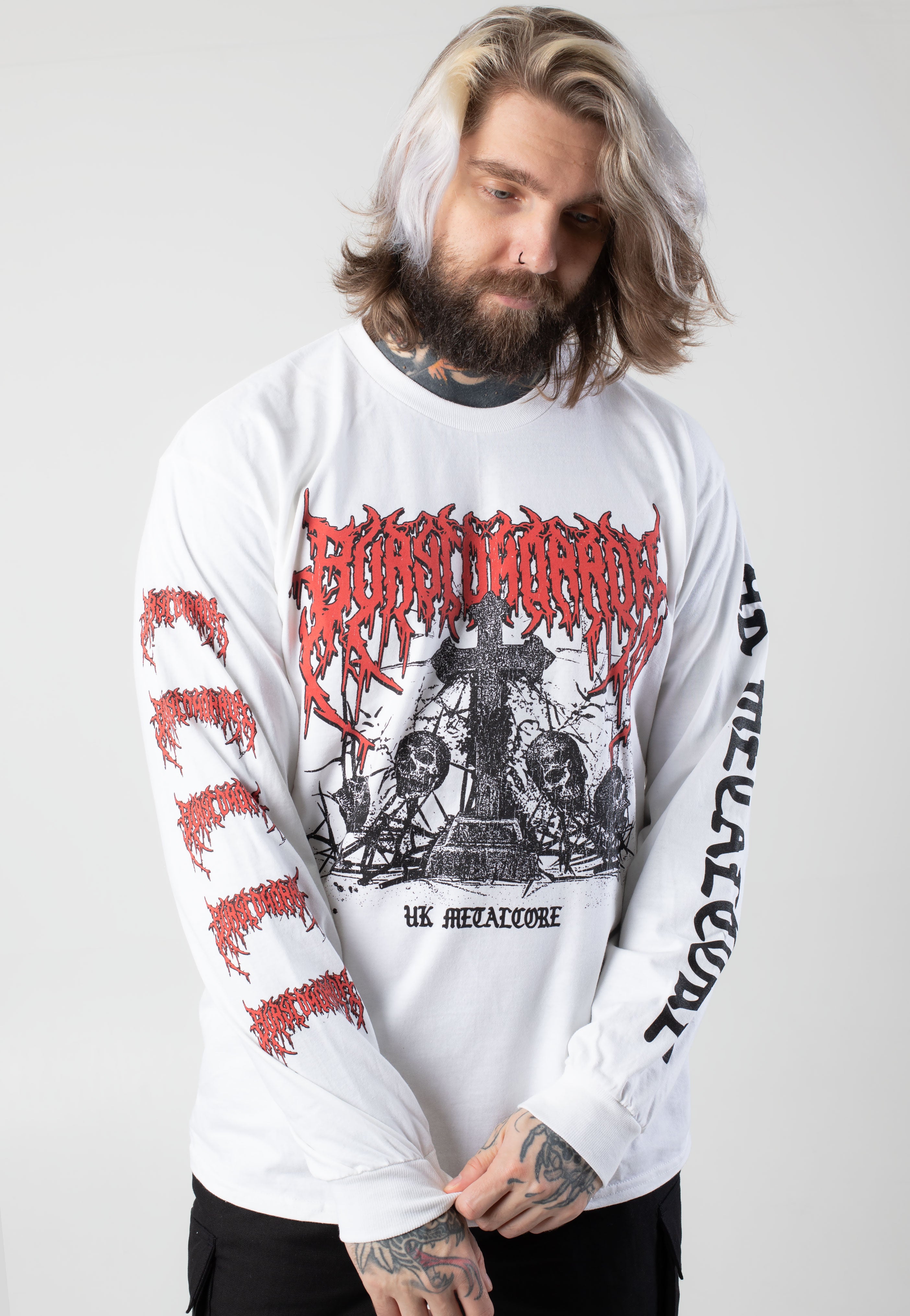 Bury Tomorrow - Gravestone White - Longsleeve Sale With Mastercard