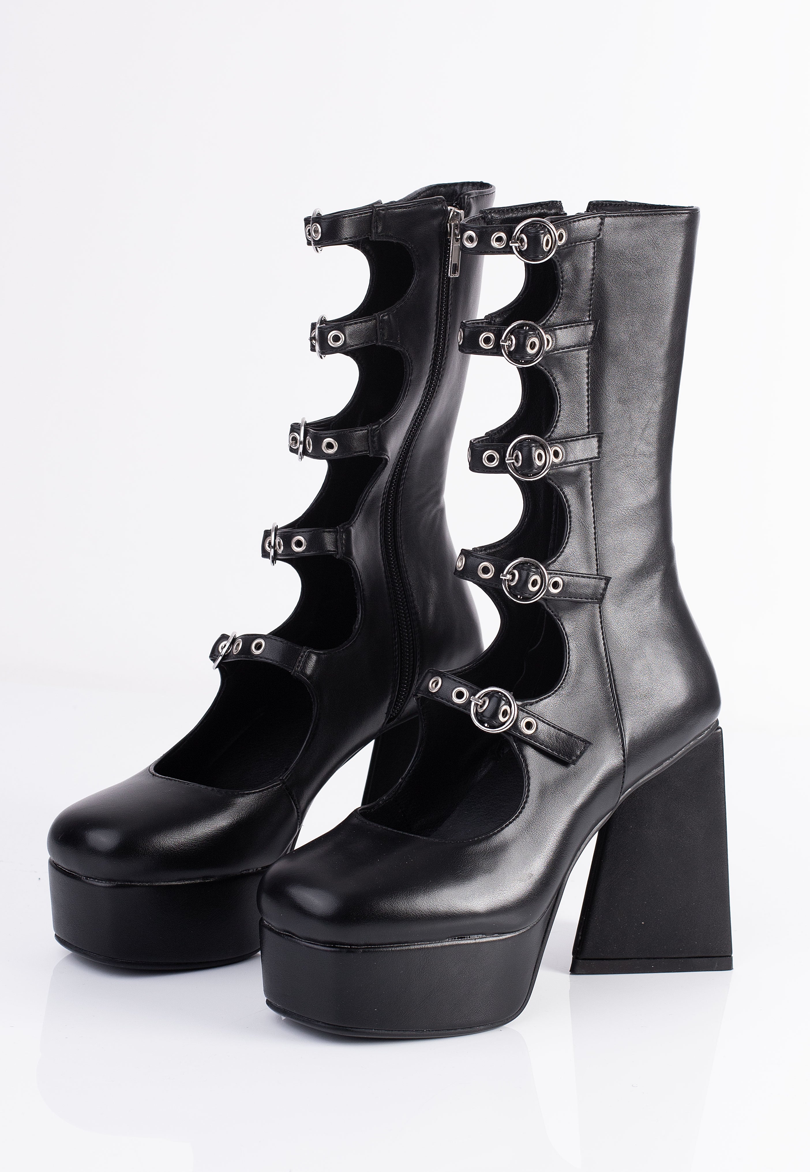 Lamoda - Padlock Platform Calf - Girl Shoes Clearance Recommend