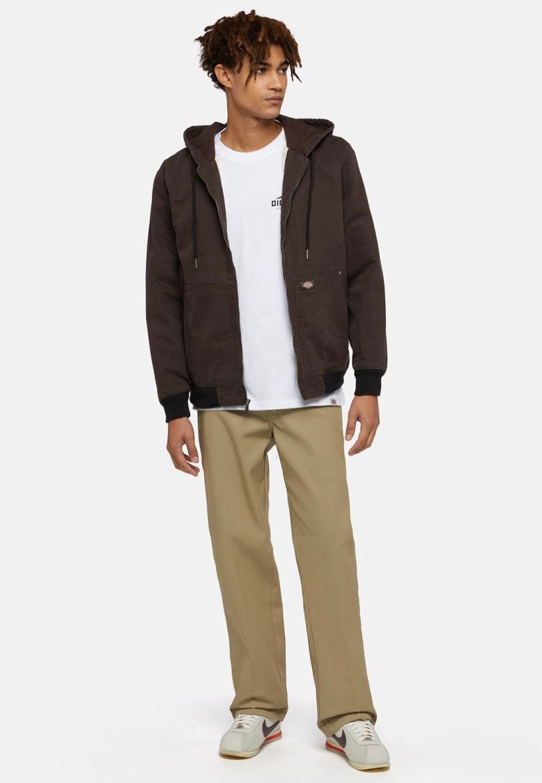 Dickies - Hooded Dark Brown - Jacket Original Online