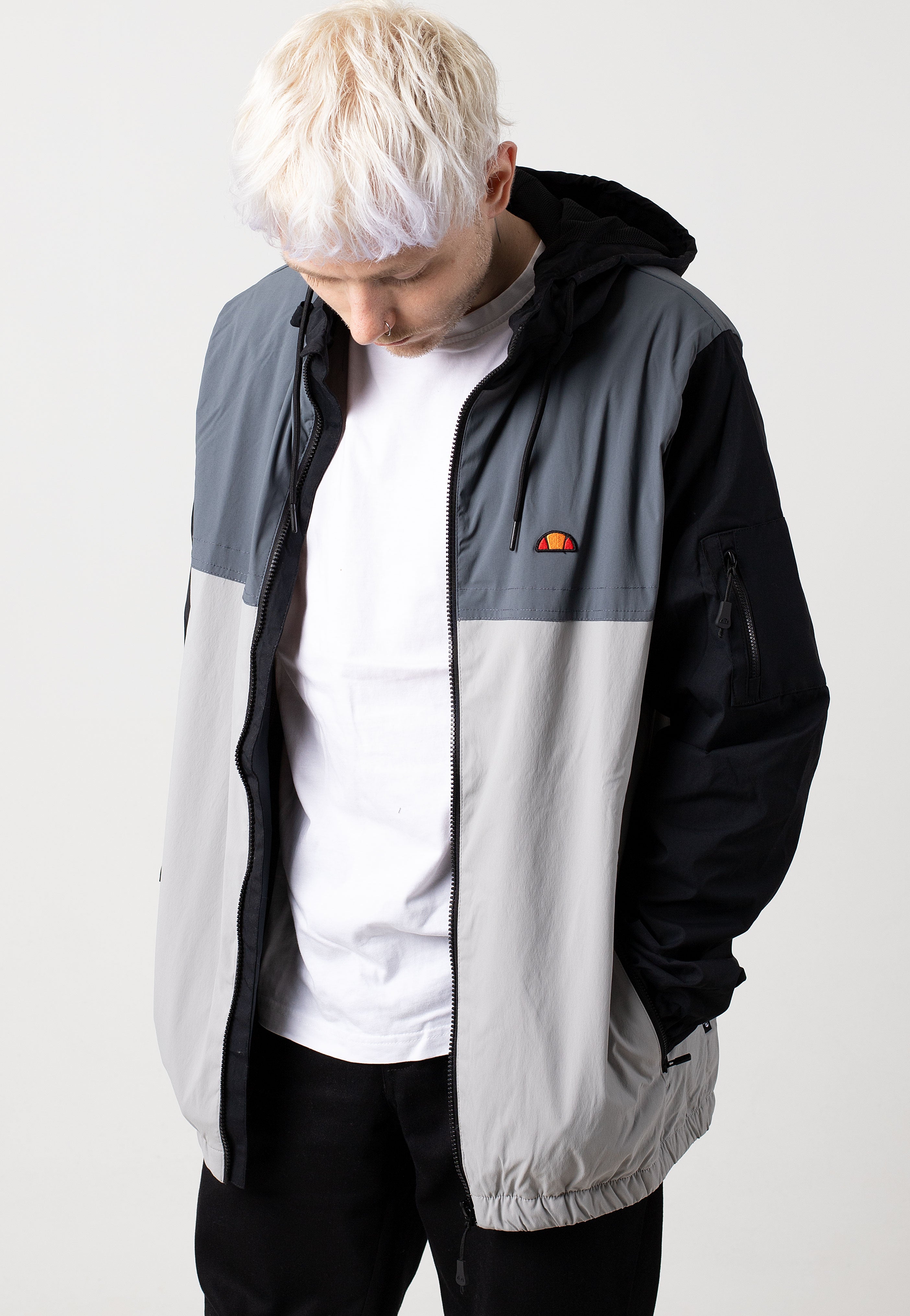 Ellesse - Battalio FZ Black/Light Grey - Jacket 100% Original Sale Online