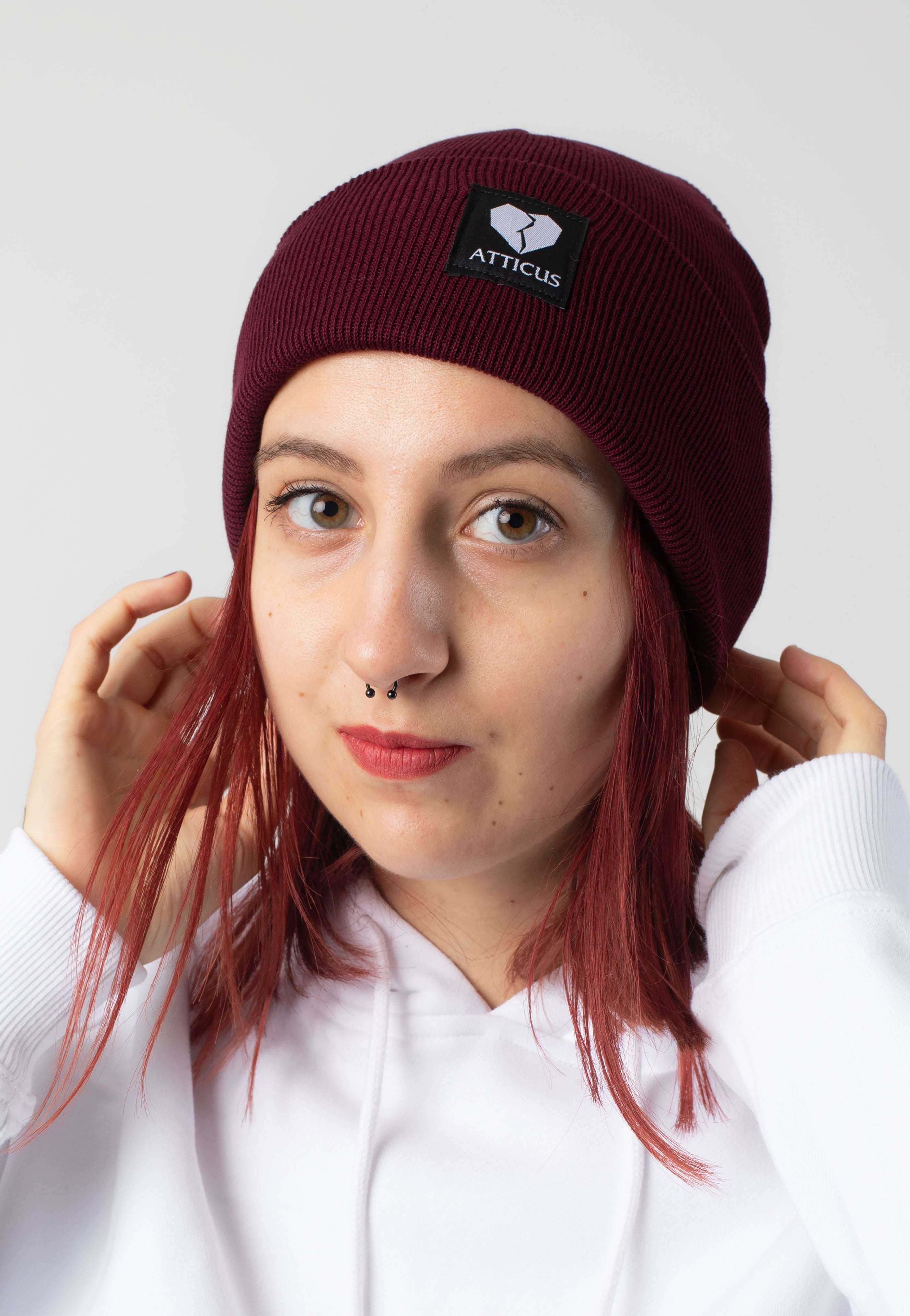 Atticus - Broken Heart Burgundy - Beanie Quality From China Cheap