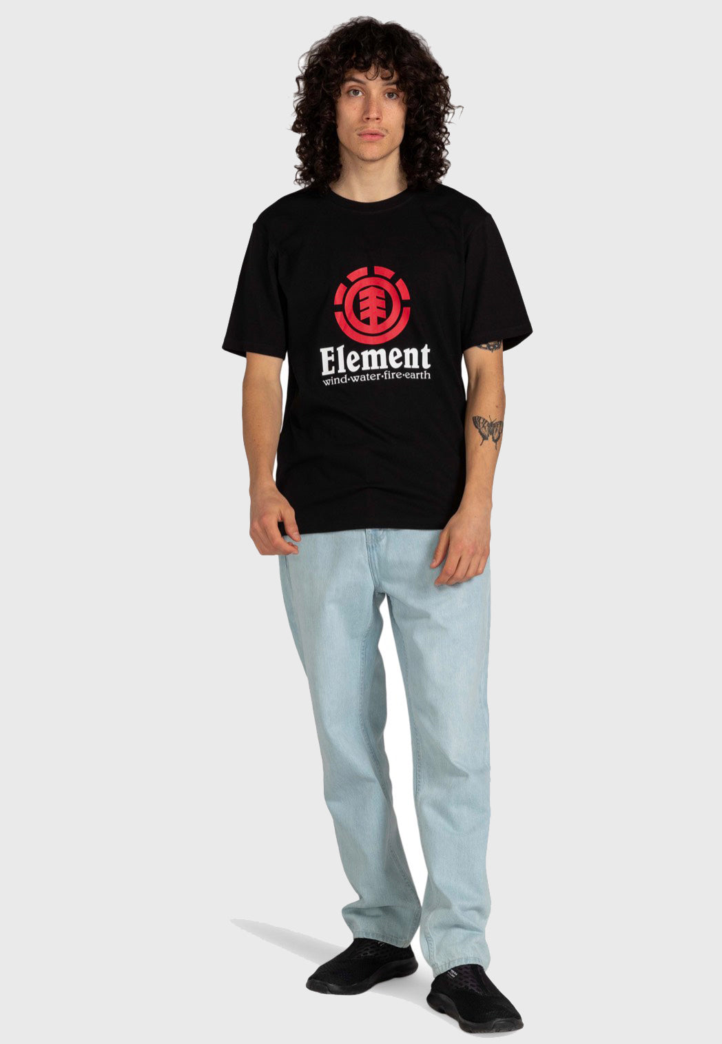 Element - Vertical Flint Black - T-Shirt Nicekicks Online