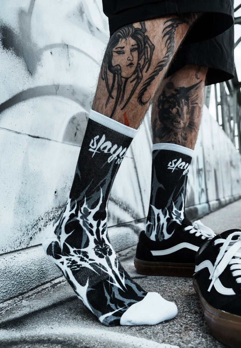 Stay Cold Apparel - Eternal Conquest Comfort Black/White - Socks Online Online High Quality