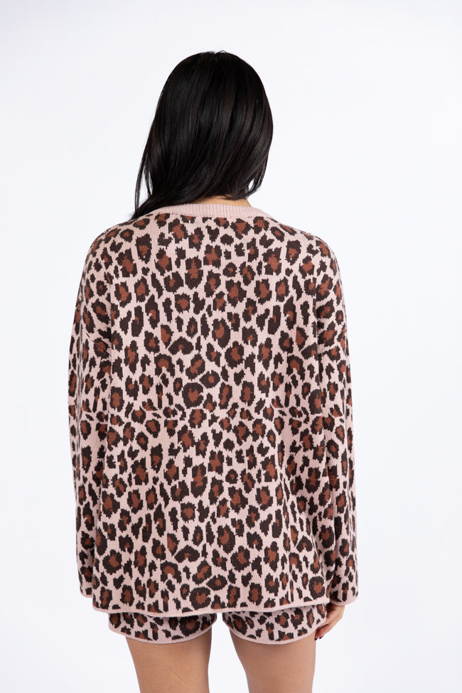 Sign Of The Times Leopard Striped Sweater Set SALE Sale New