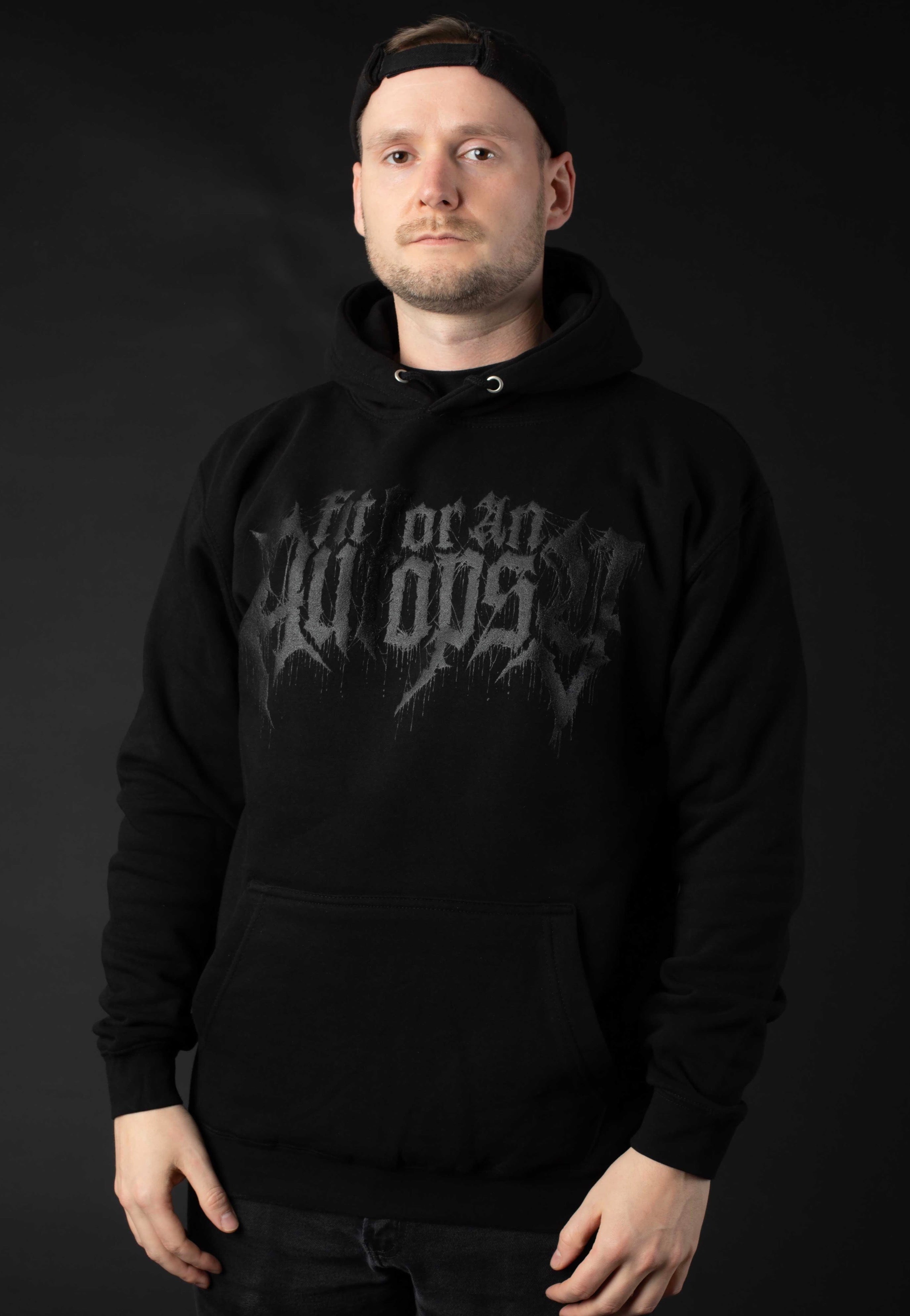 Fit For An Autopsy - Logo Limited Black On Black - Hoodie Order Cheap Online