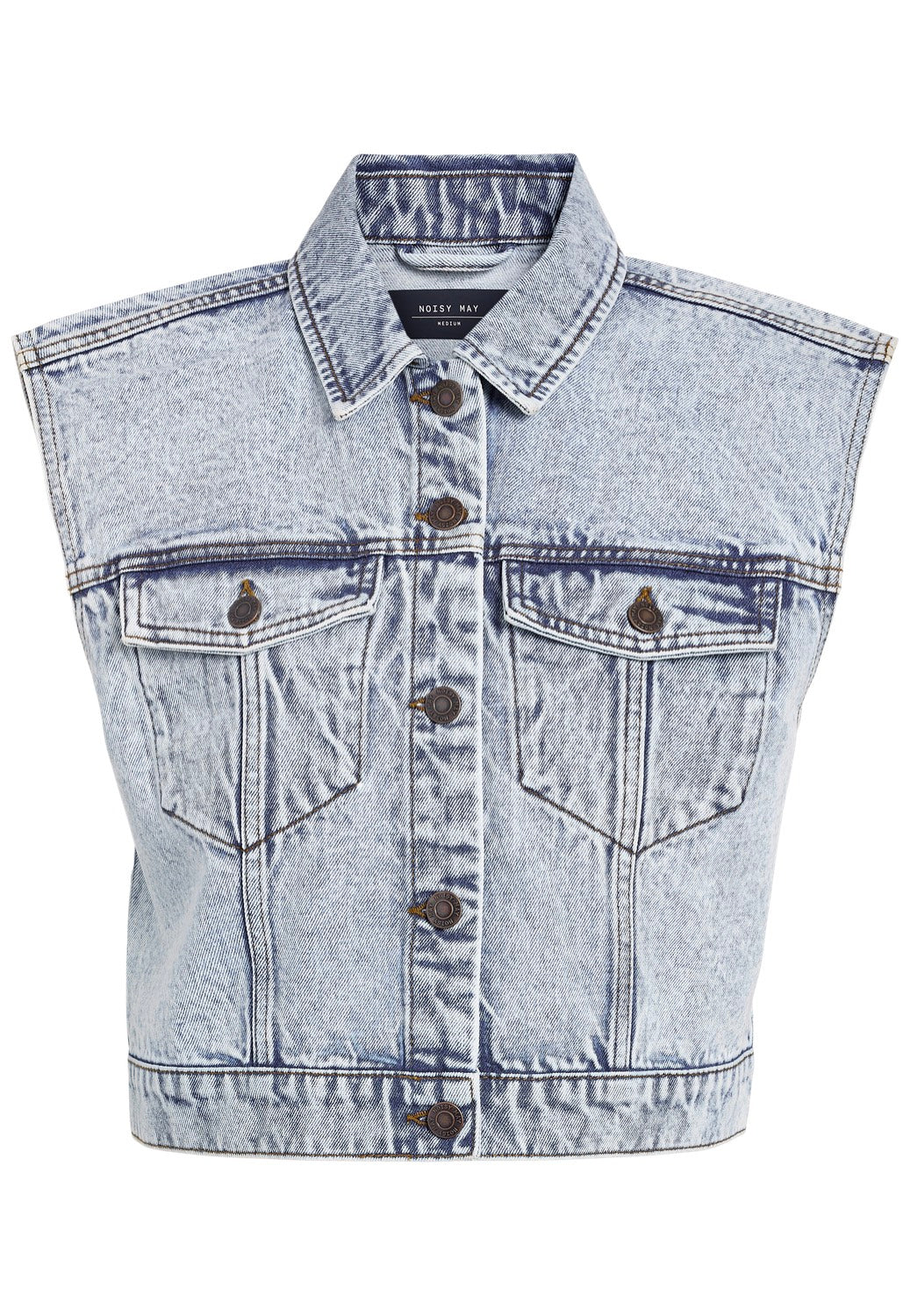 Noisy May - Nathi Light Blue Denim - Vest Online Online Original