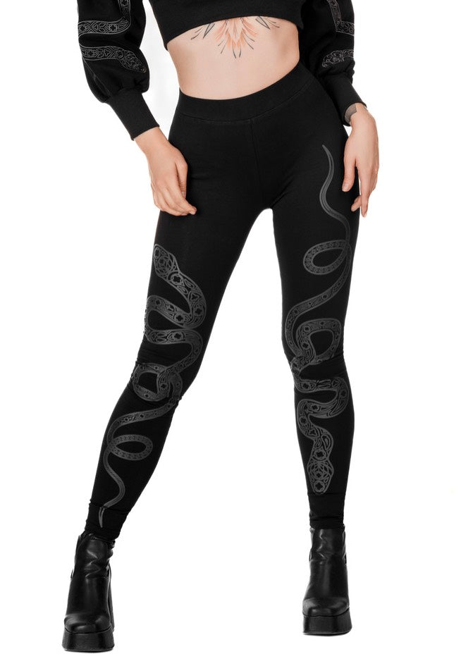 Restyle - Cathedral Snake Black - Leggings Deals Cheap Pice