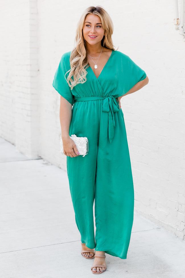 Path To Happiness Teal Jumpsuit FINAL SALE Sale Popular