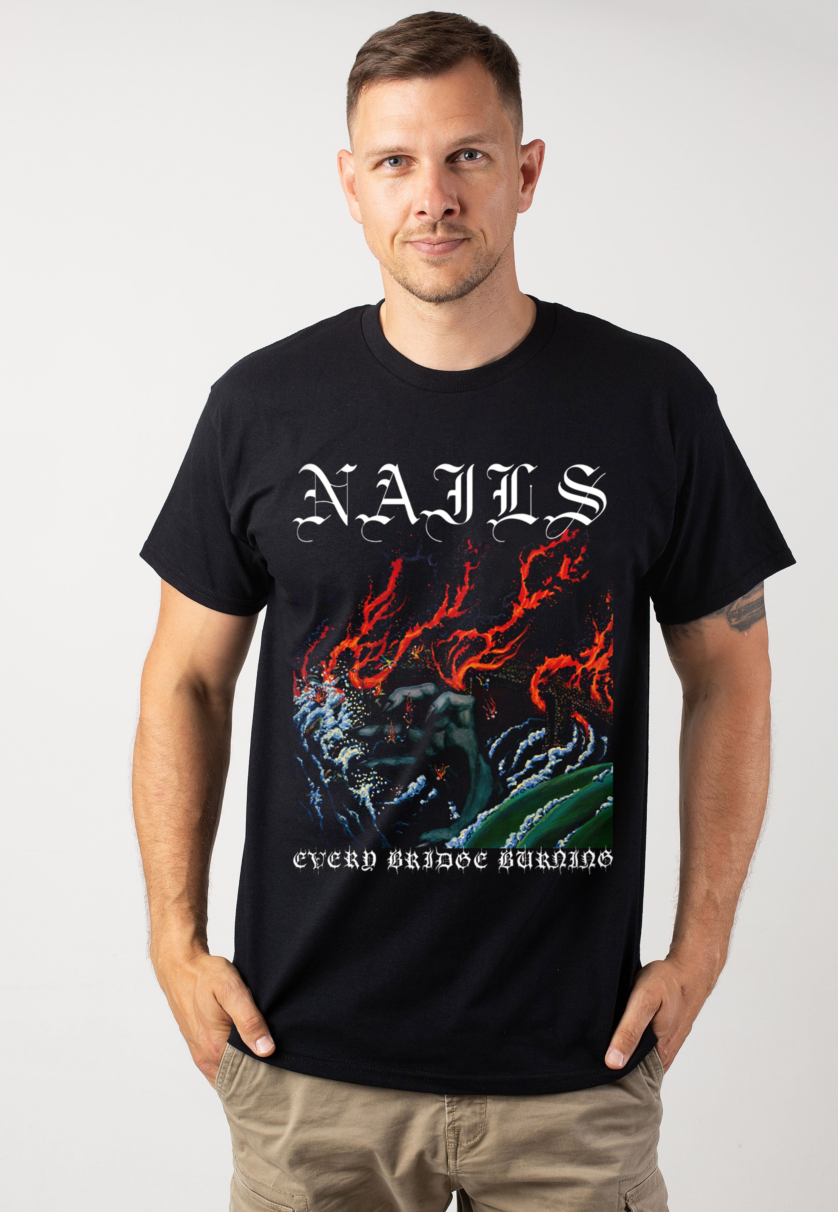 Nails - Every Bridge Burning Hand - T-Shirt Sale Official