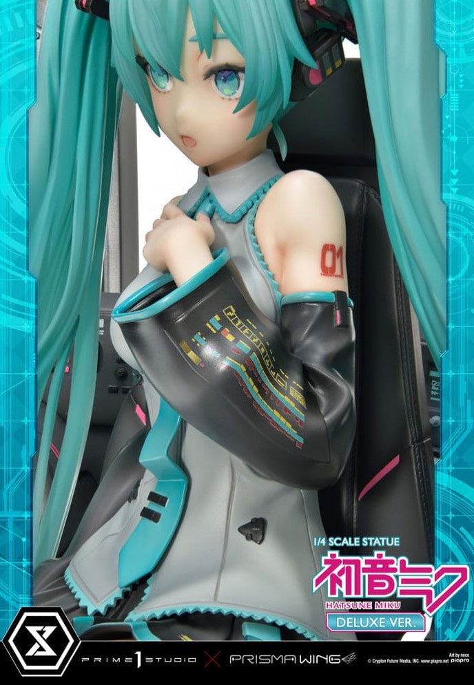 Hatsune Miku - Prisma Wing 1:4 Hatsune Miku Art by neco Deluxe Bonus - Statue Outlet Hot Sale