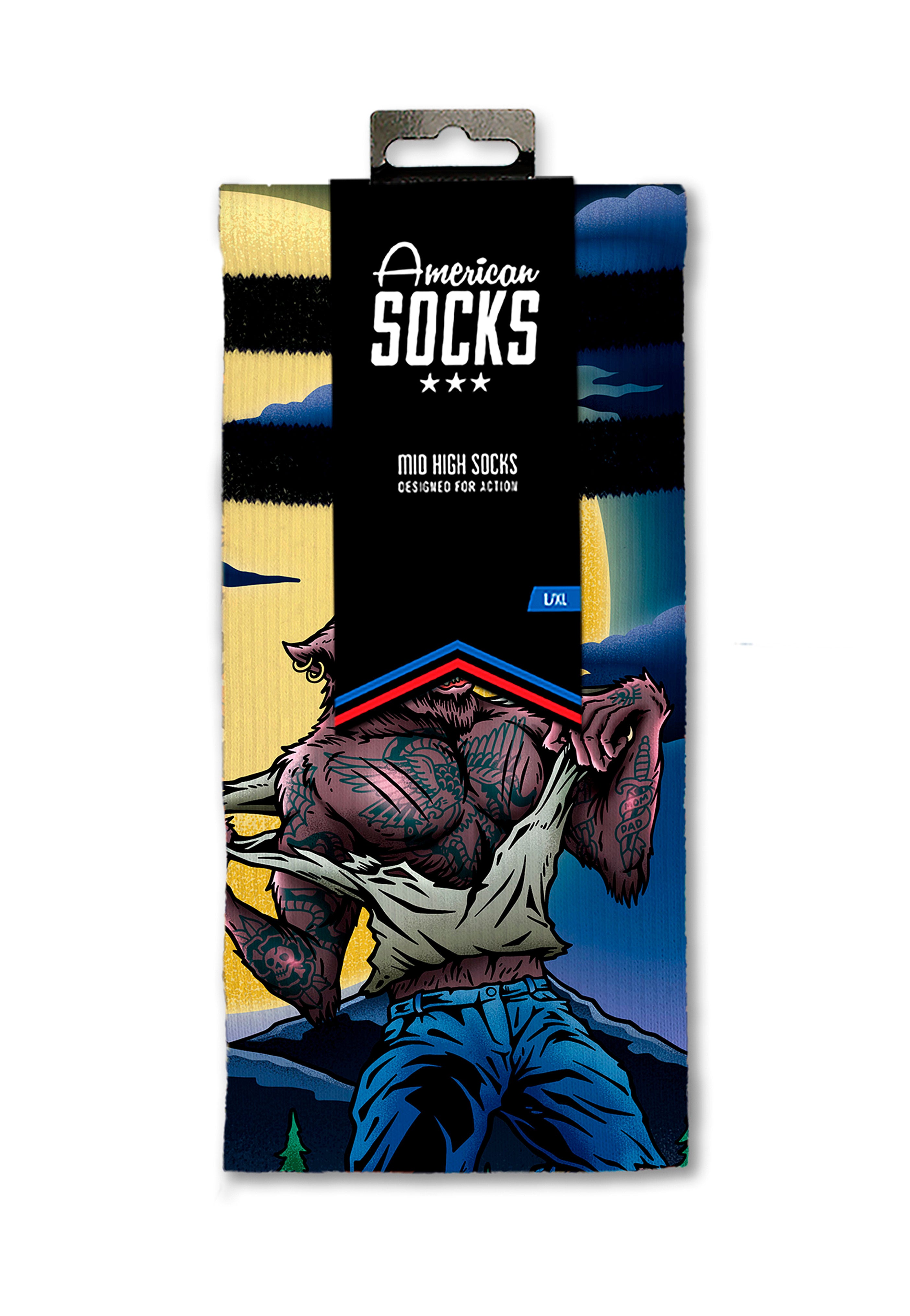 American Socks - Werewolf Mid High - Socks Pick A Best Sale Online