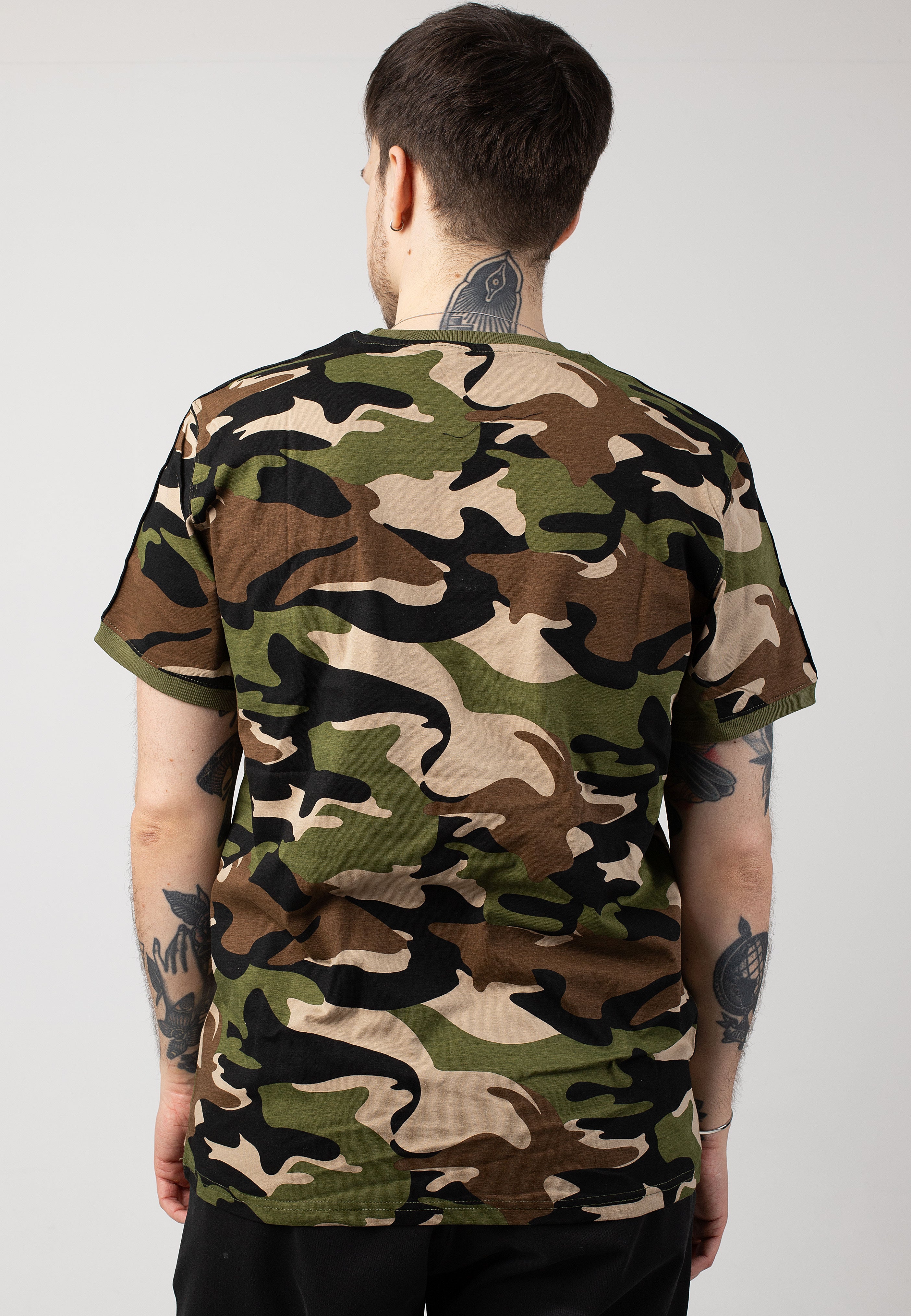 Lonsdale - Gunnista Camo Woodland - T-Shirt Buy Cheap Fake